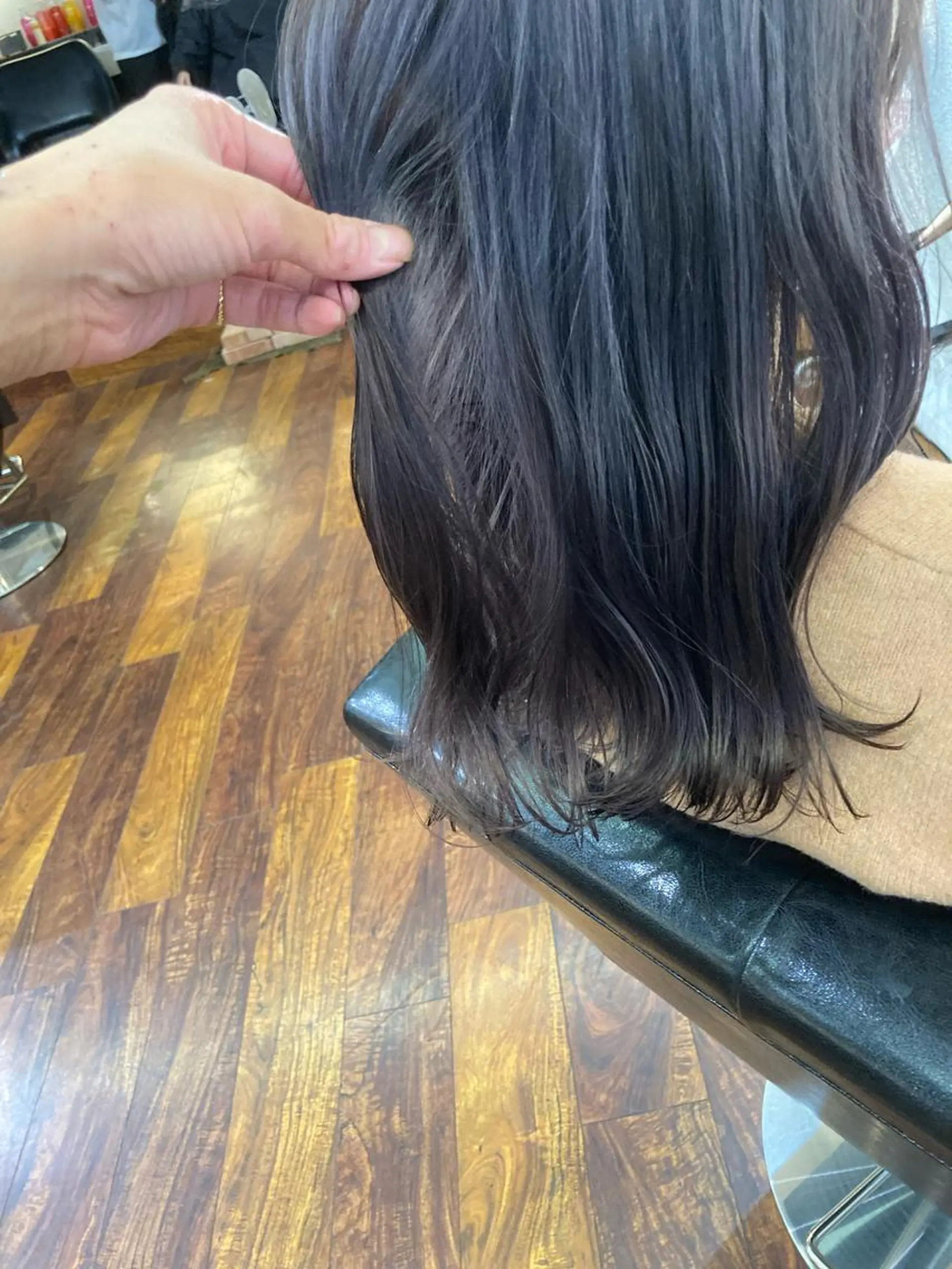 セミロング カラー 透明感カラー カット ヘアカラー トリートメント 小木曽智美 /ボブ/ショートのヘアスタイル