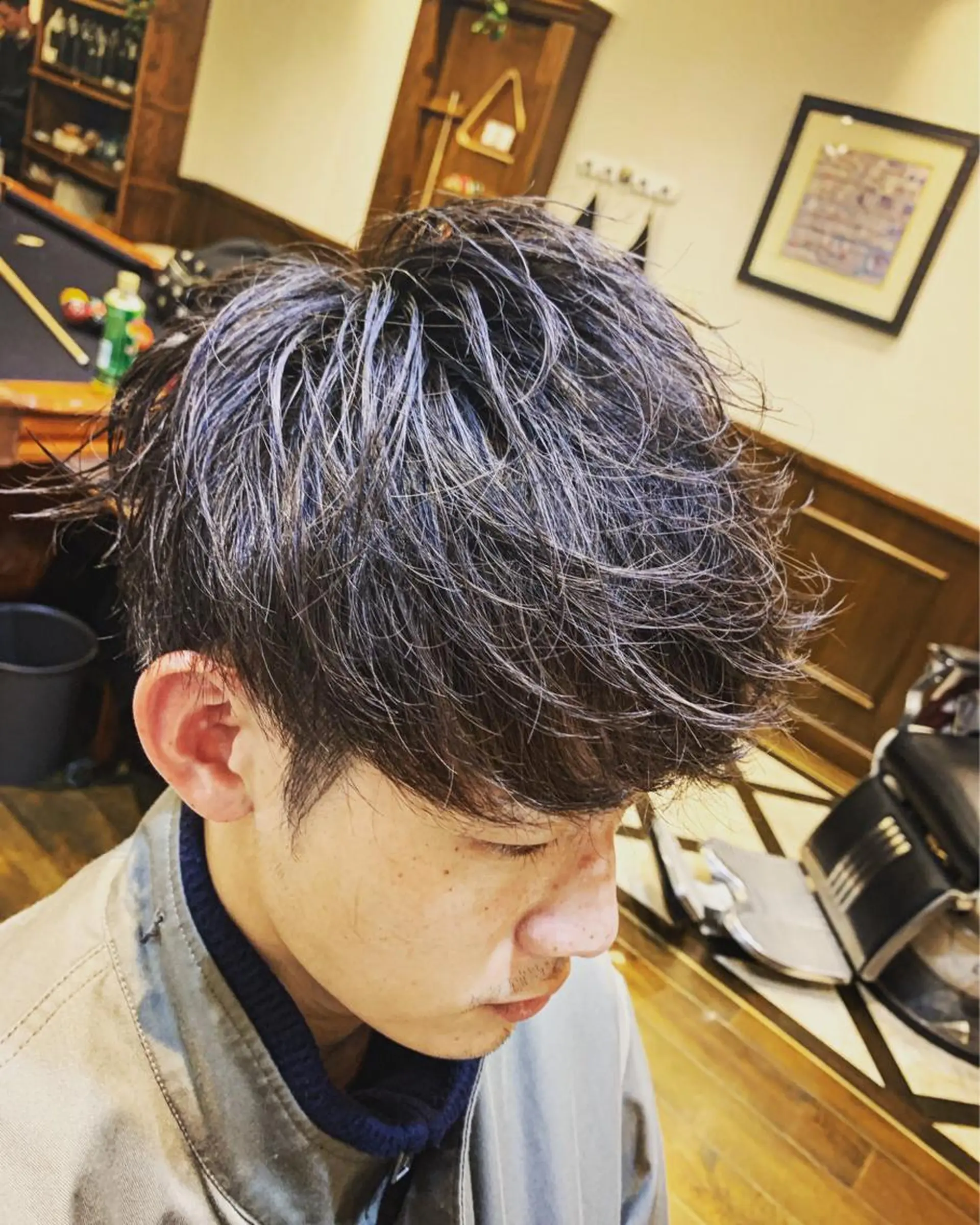 ショート メンズ ヒロ銀座 バーバーショップ神楽坂所属・ひらお あおとのヘアスタイル