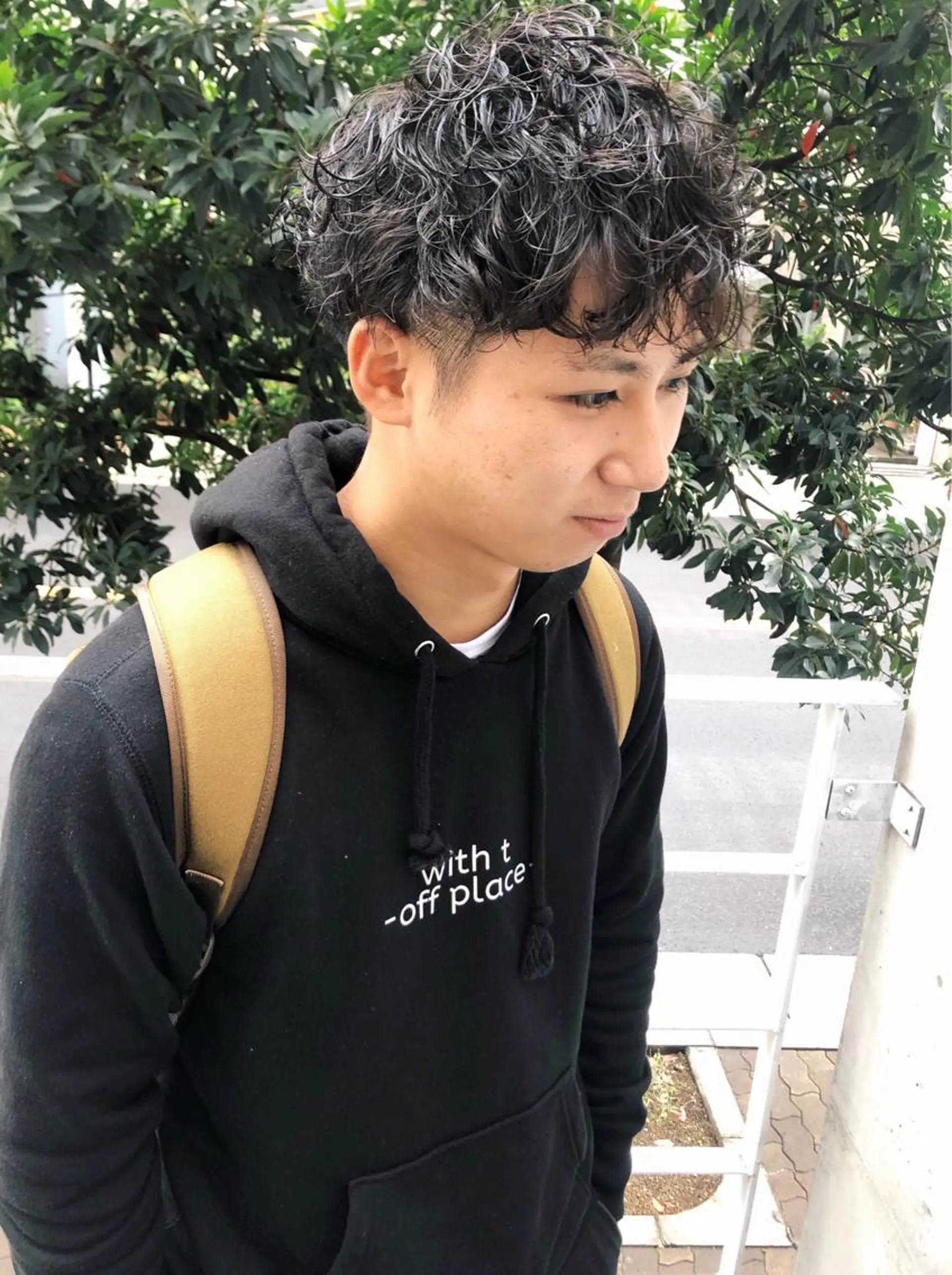 ショート カット パーマ メンズ特化美容師 ハスイルイのヘアスタイル