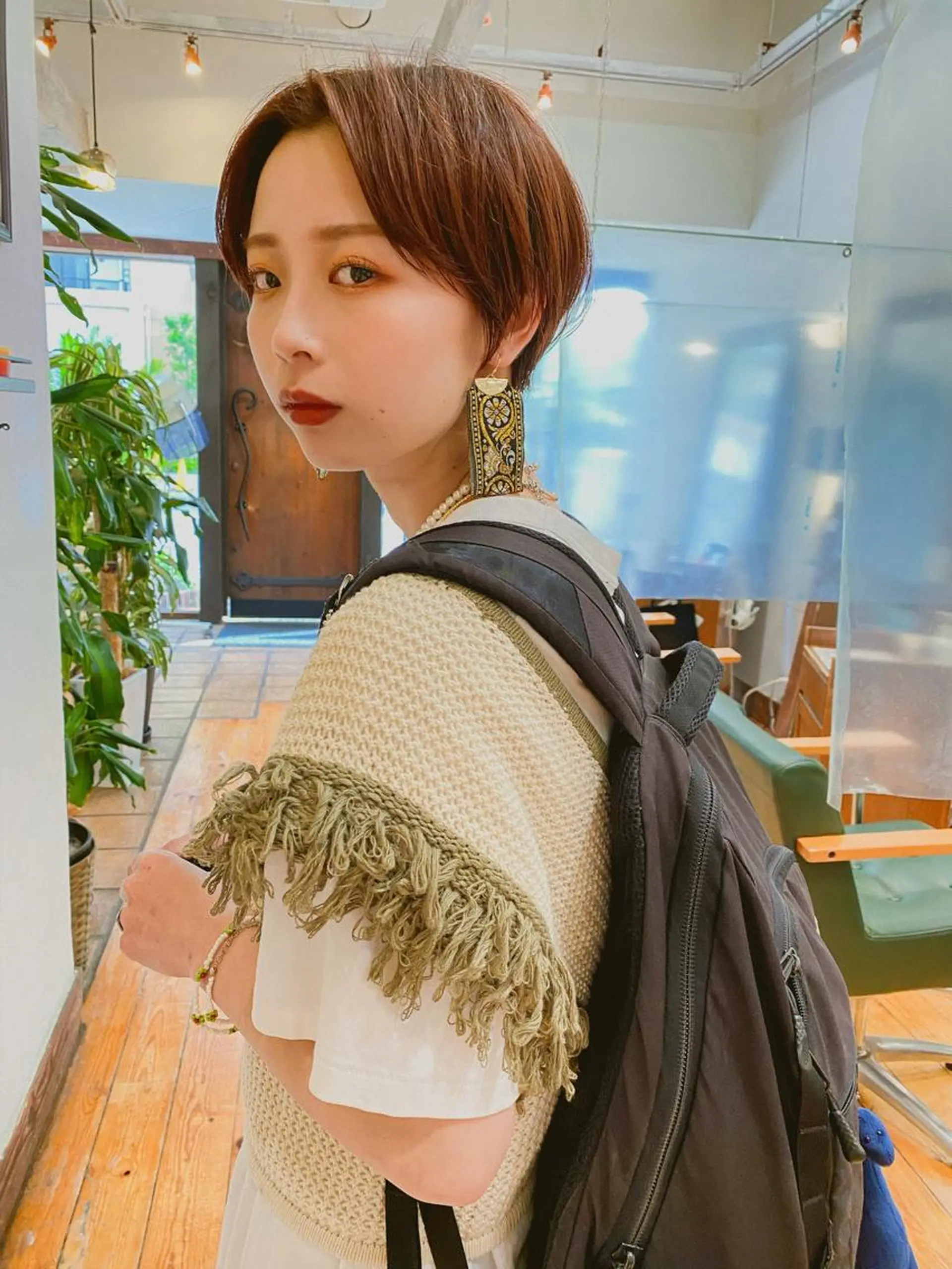 ショート カラー カット特化柏駅 徒歩3分LOUのヘアスタイル