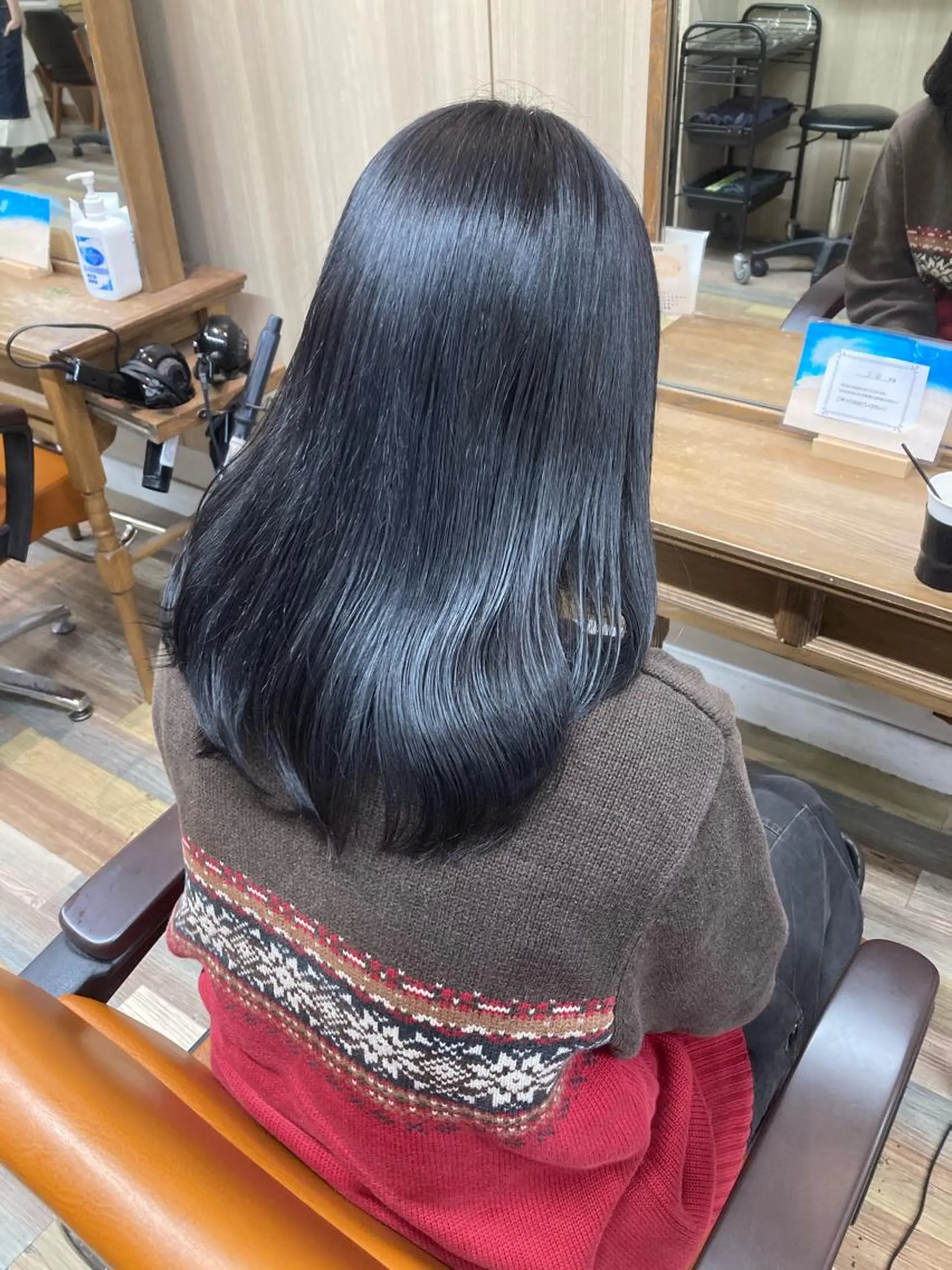 セミロング カラー ヘアカラー トリートメント ヘアセット ✂️似合わせの魔術師 石田一樹✂️のヘアスタイル