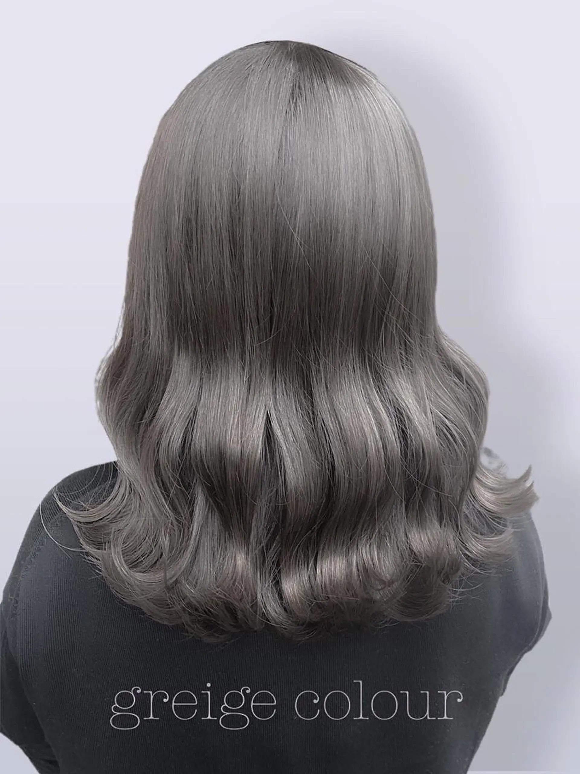 セミロング カラー ヘアアレンジ 🫧美髪矯正/ 髪質改善/藤平健太のヘアスタイル
