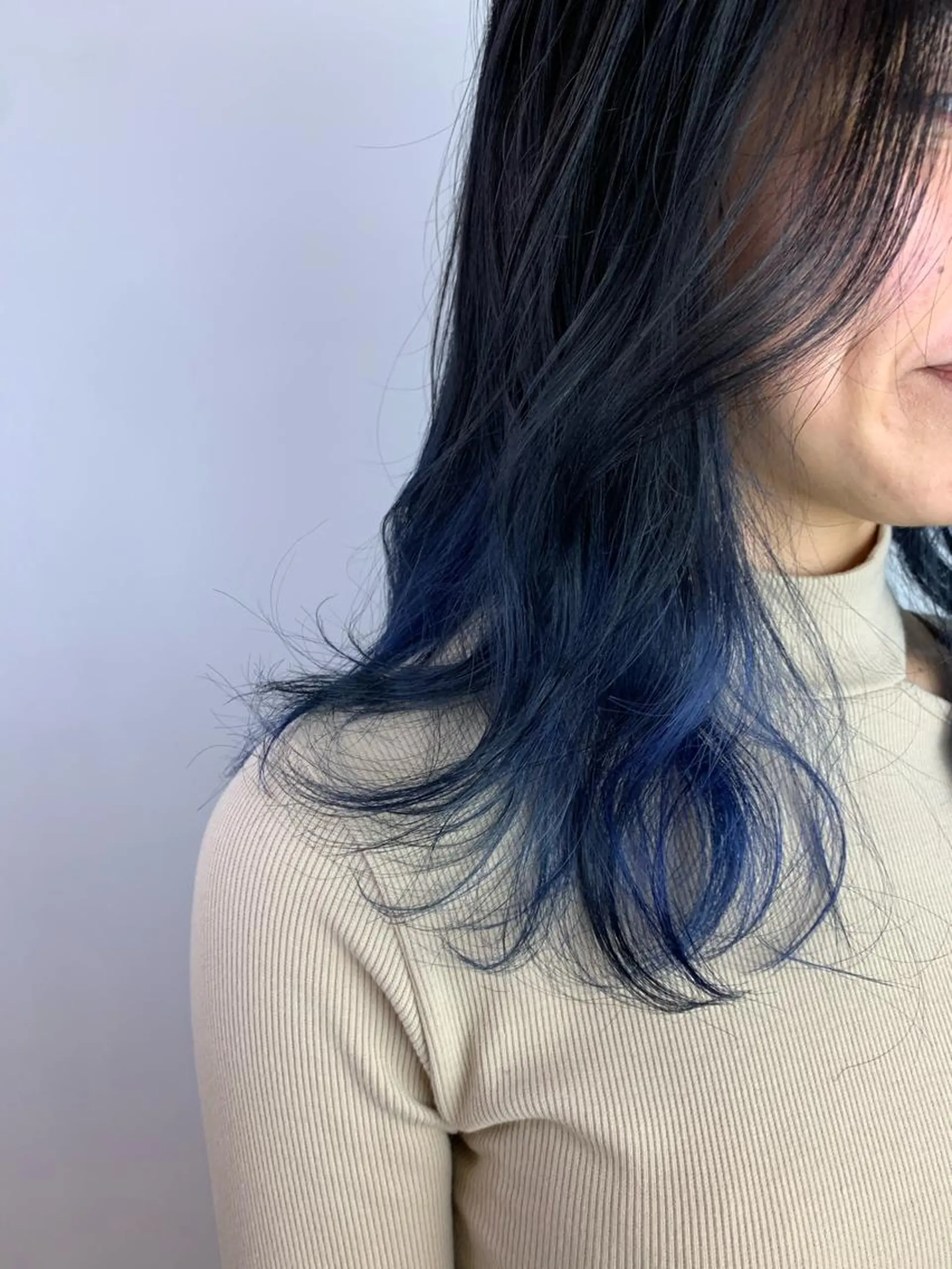 セミロング カラー ブリーチ SALOWIN神戸三宮店所属・【美髪を叶える】中谷 彰宏(アキ)のヘアスタイル
