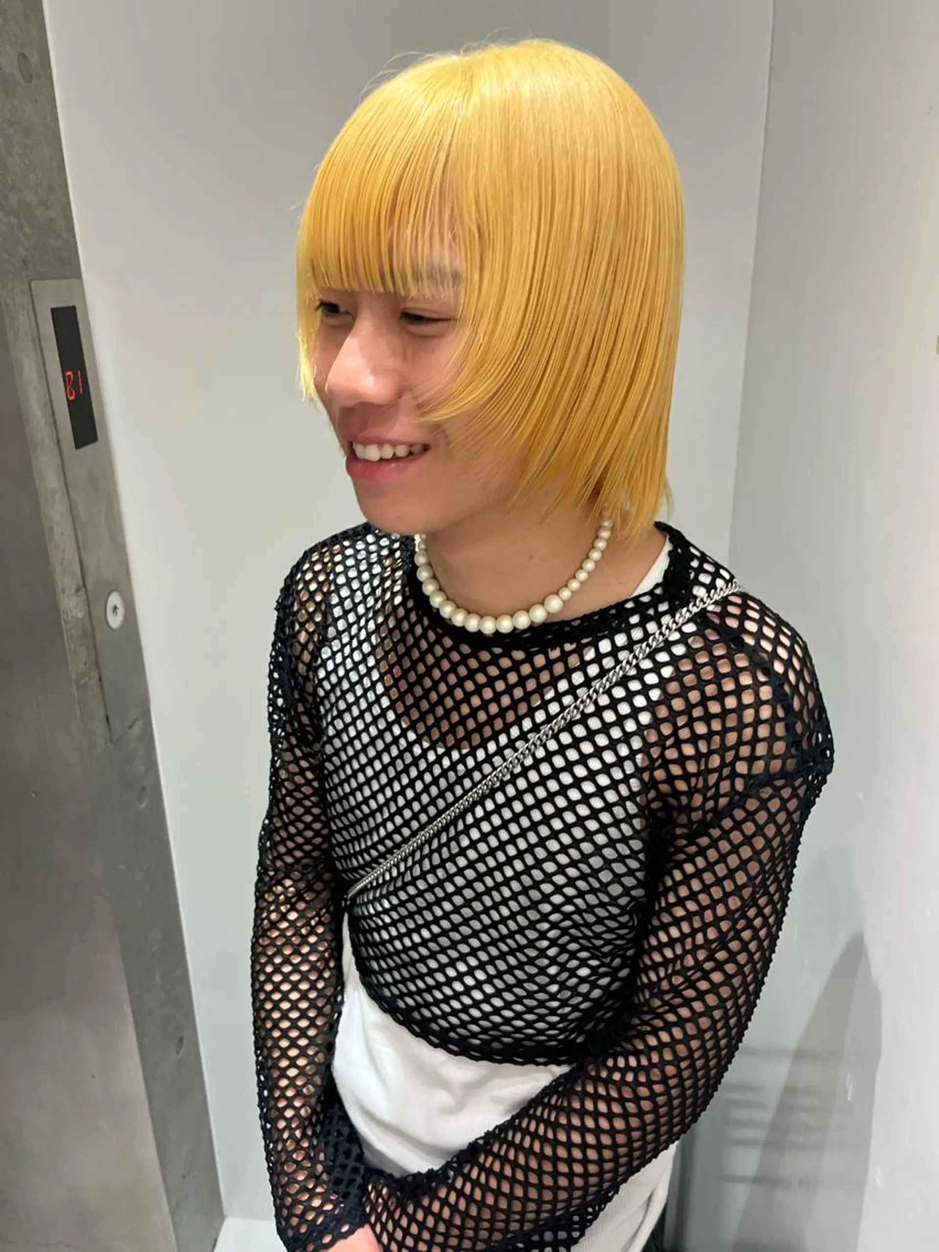 ミディアム ヘアカラー @kyoniyy KYONIのヘアスタイル