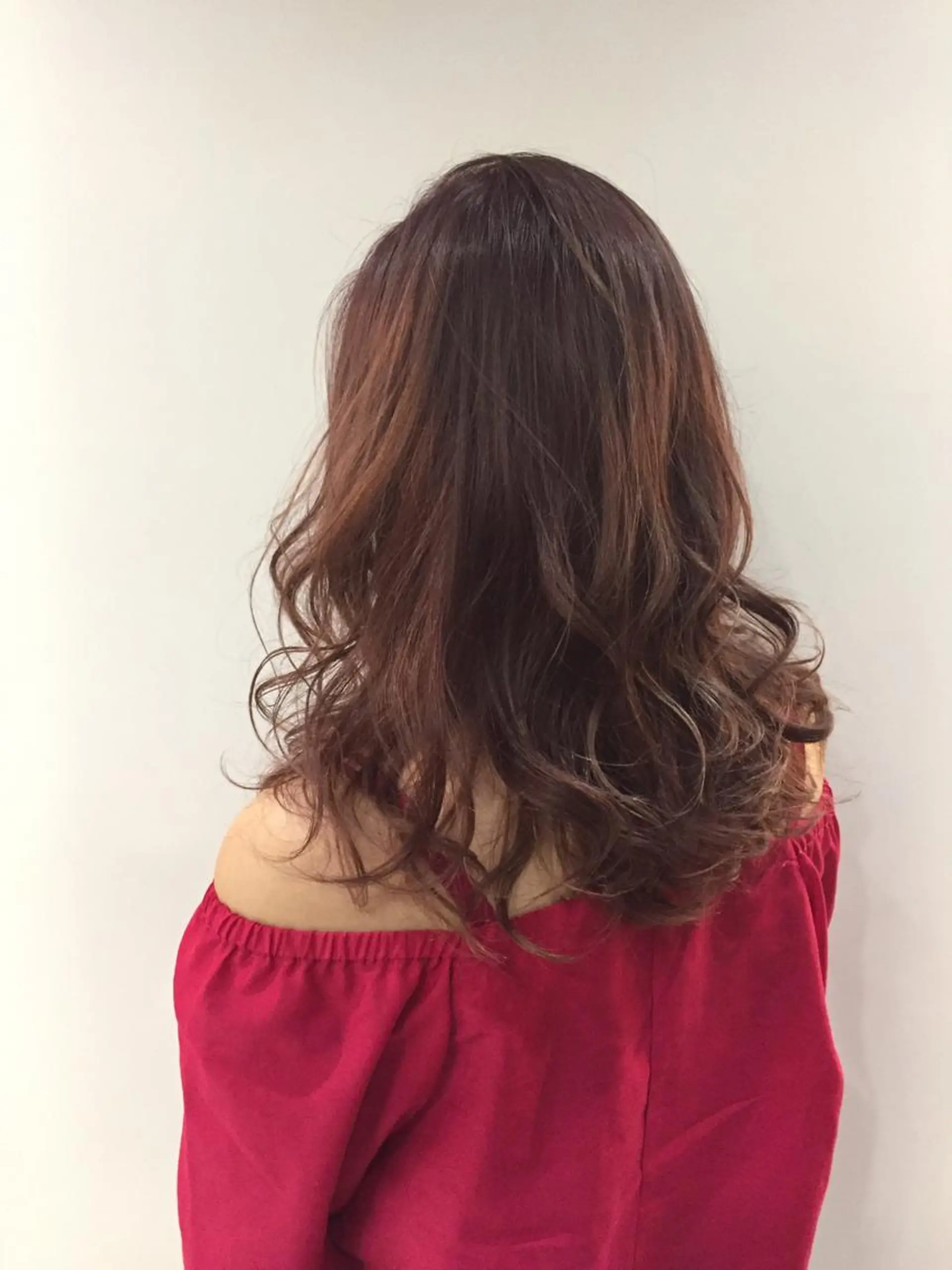 セミロング カラー natsu ナチュラルのヘアスタイル