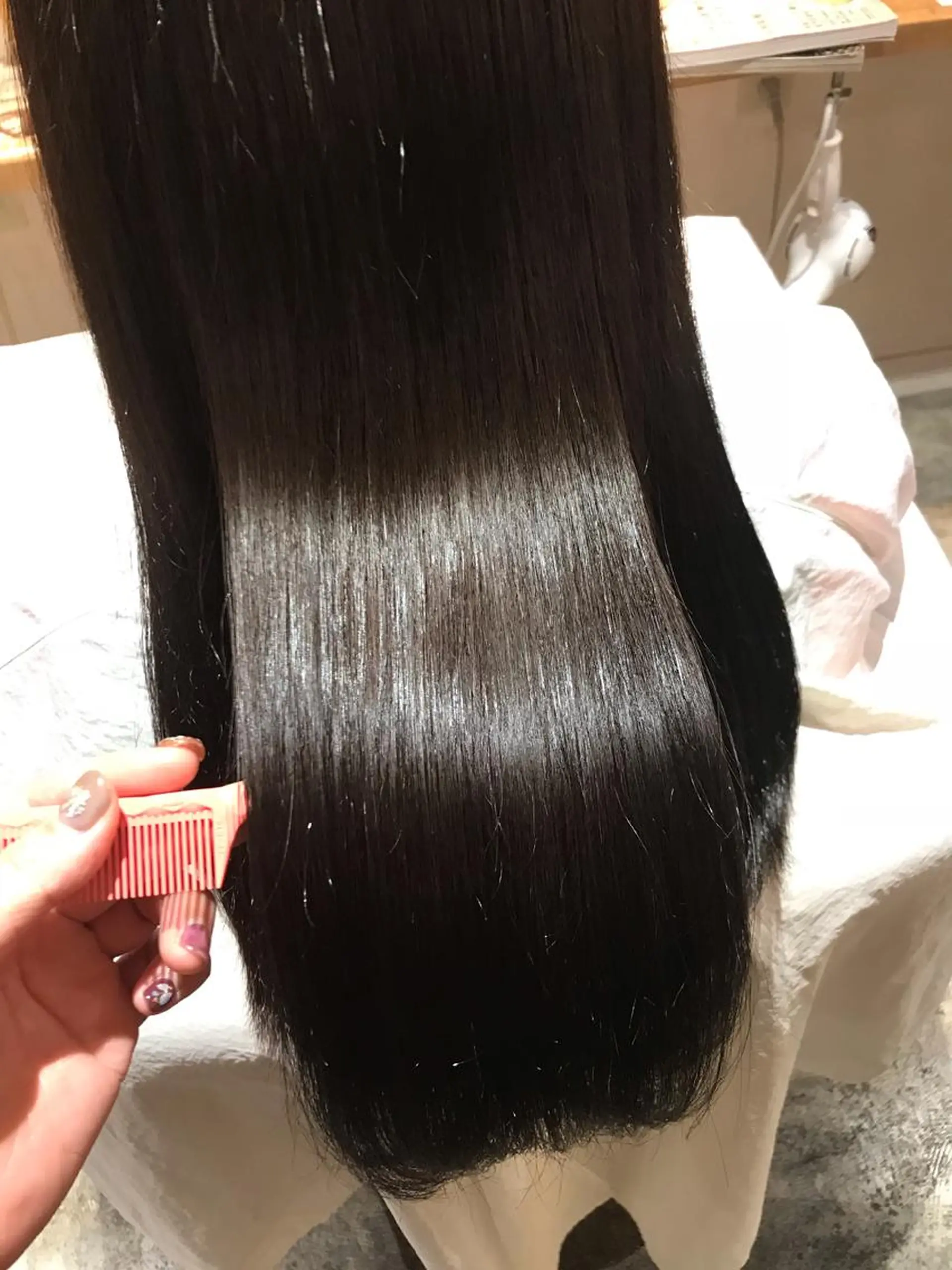 ロング 髪質改善×矯正🫧 韓国ヘアasamiのヘアスタイル