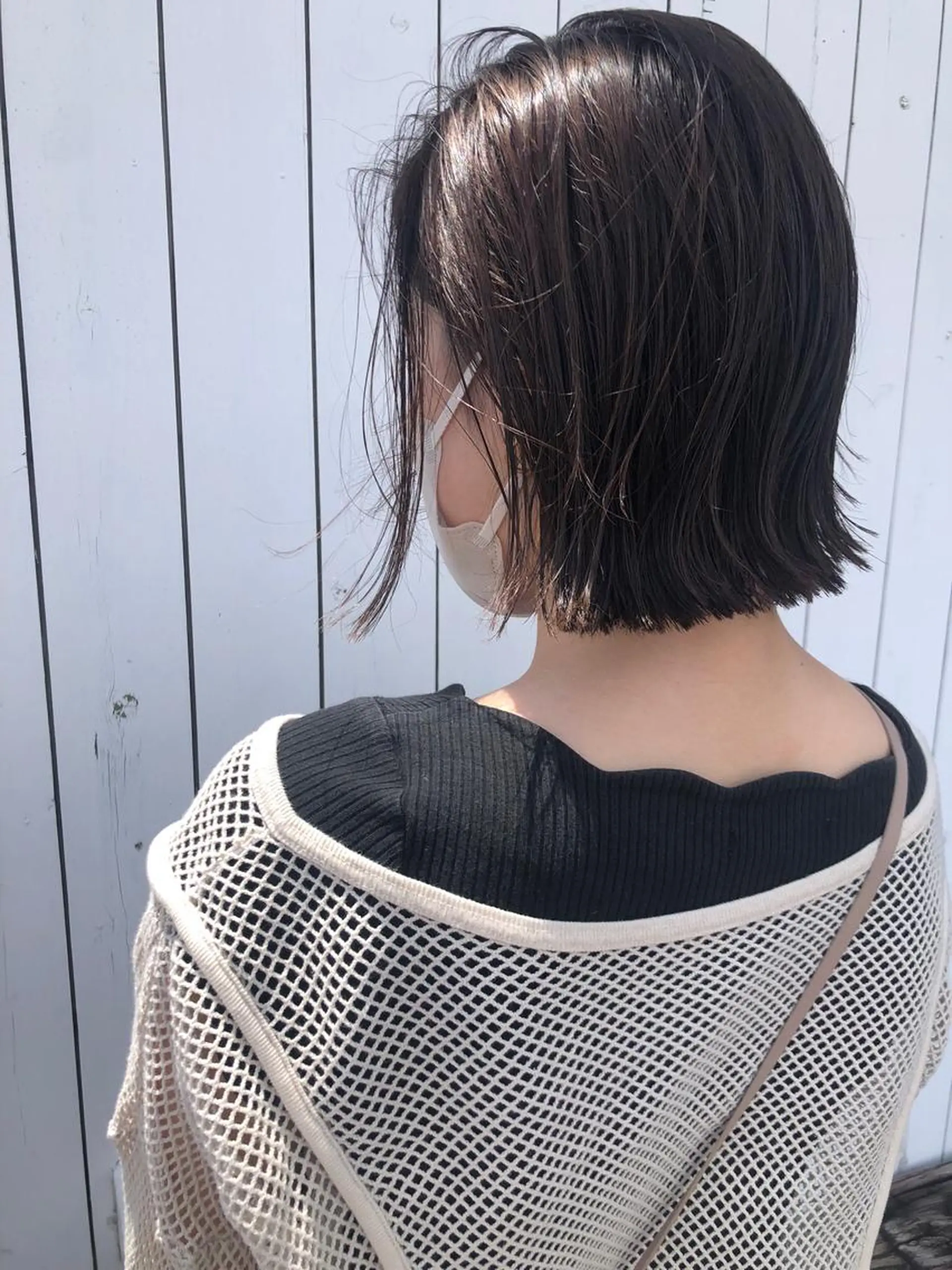 ミディアム デザインカット🎨 ボブ🫟おざきのヘアスタイル