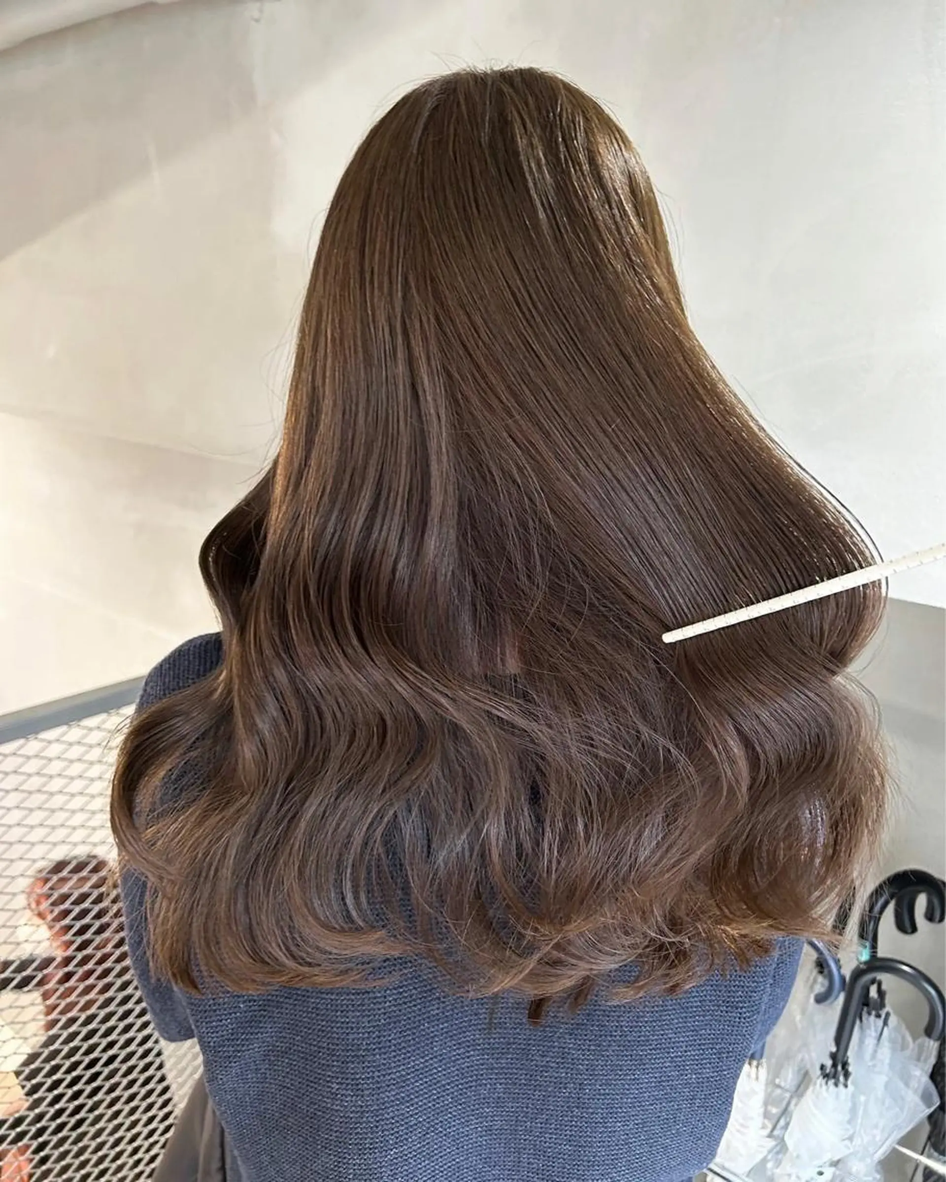 ロング ヘアカラー トリートメント くすみカラー🏹🤎 Tsukinaのヘアスタイル