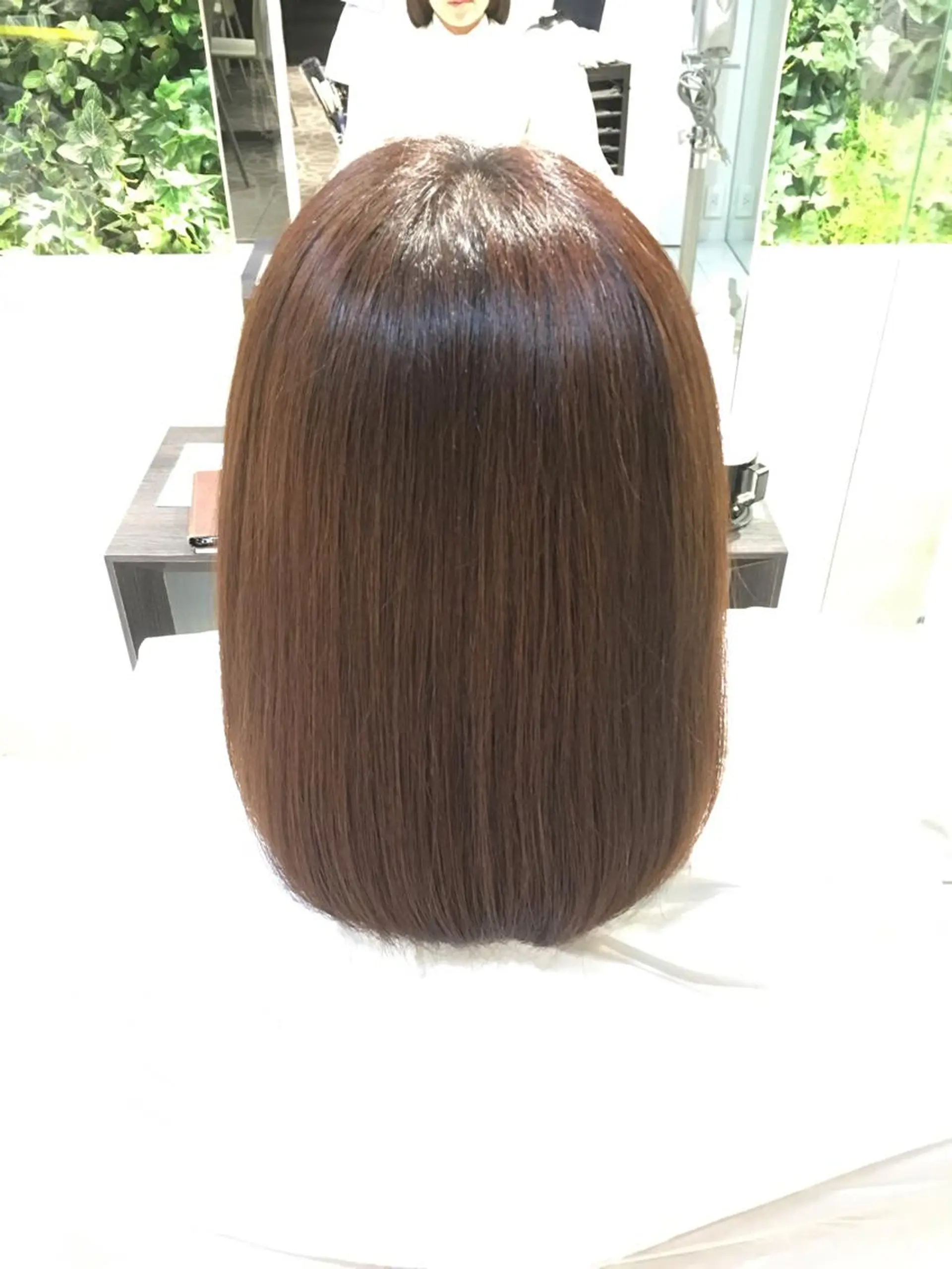 ミディアム ボブ 縮毛矯正⭐️ TAKAHIROのヘアスタイル