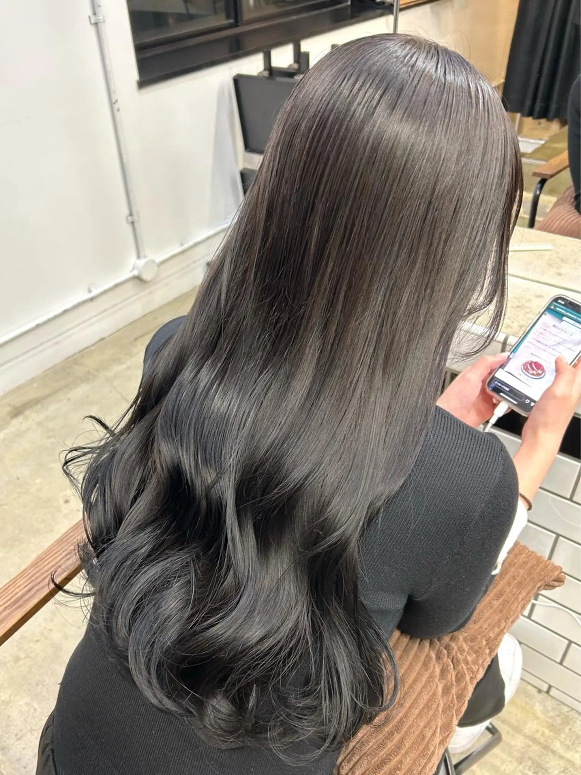 ロング カラー ヘアアレンジ ヘアカラー トリートメント ヘアセット 🎀暖色カラー🎀 yurika♡のヘアスタイル