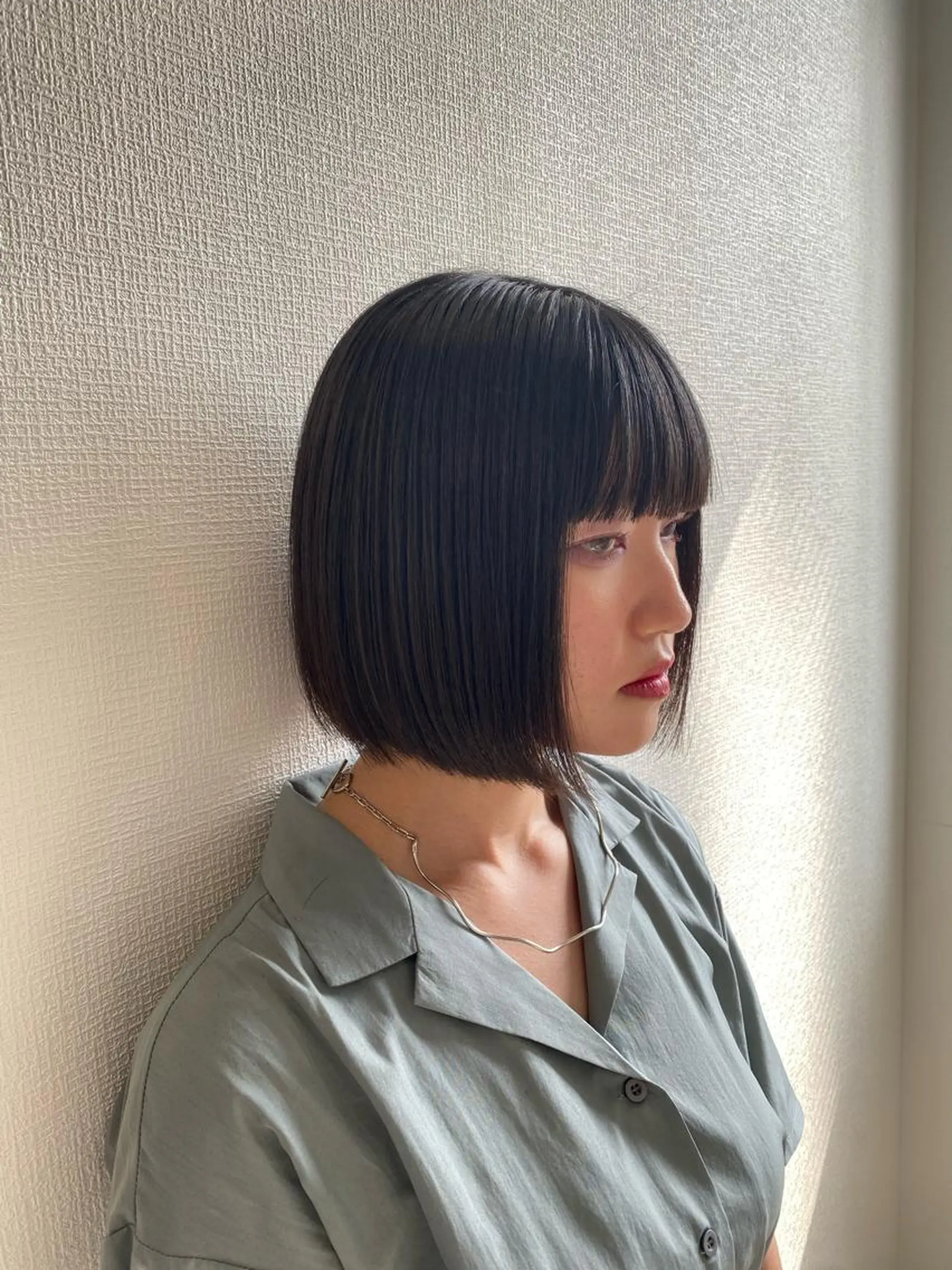 ショート カラー ヘアアレンジ 🌈艶カラー/ 韓国風レイヤーカットのヘアスタイル