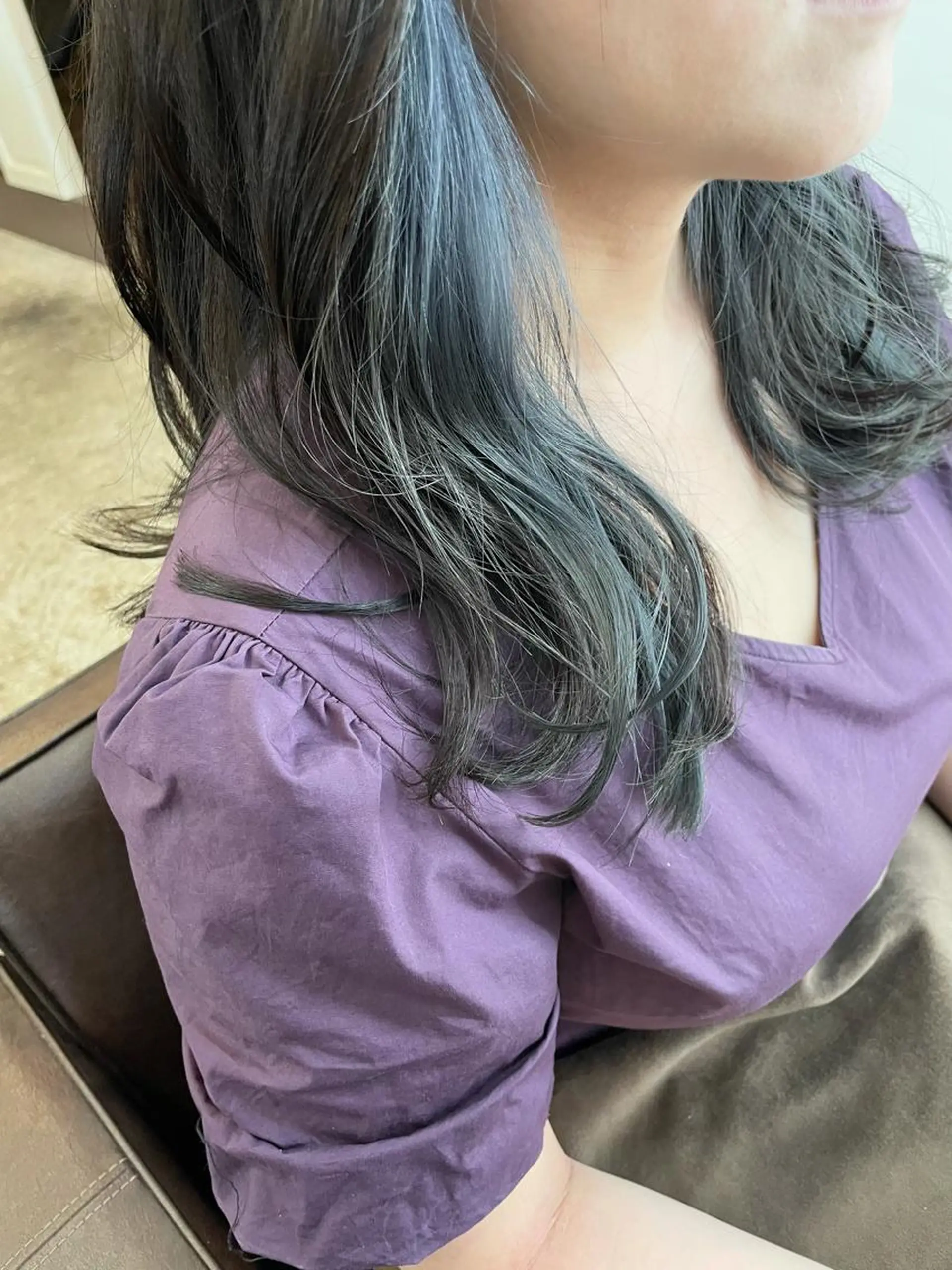 ミディアム カラー デザインカラー カット ヘアカラー トリートメント 青山 早希🐾のヘアスタイル