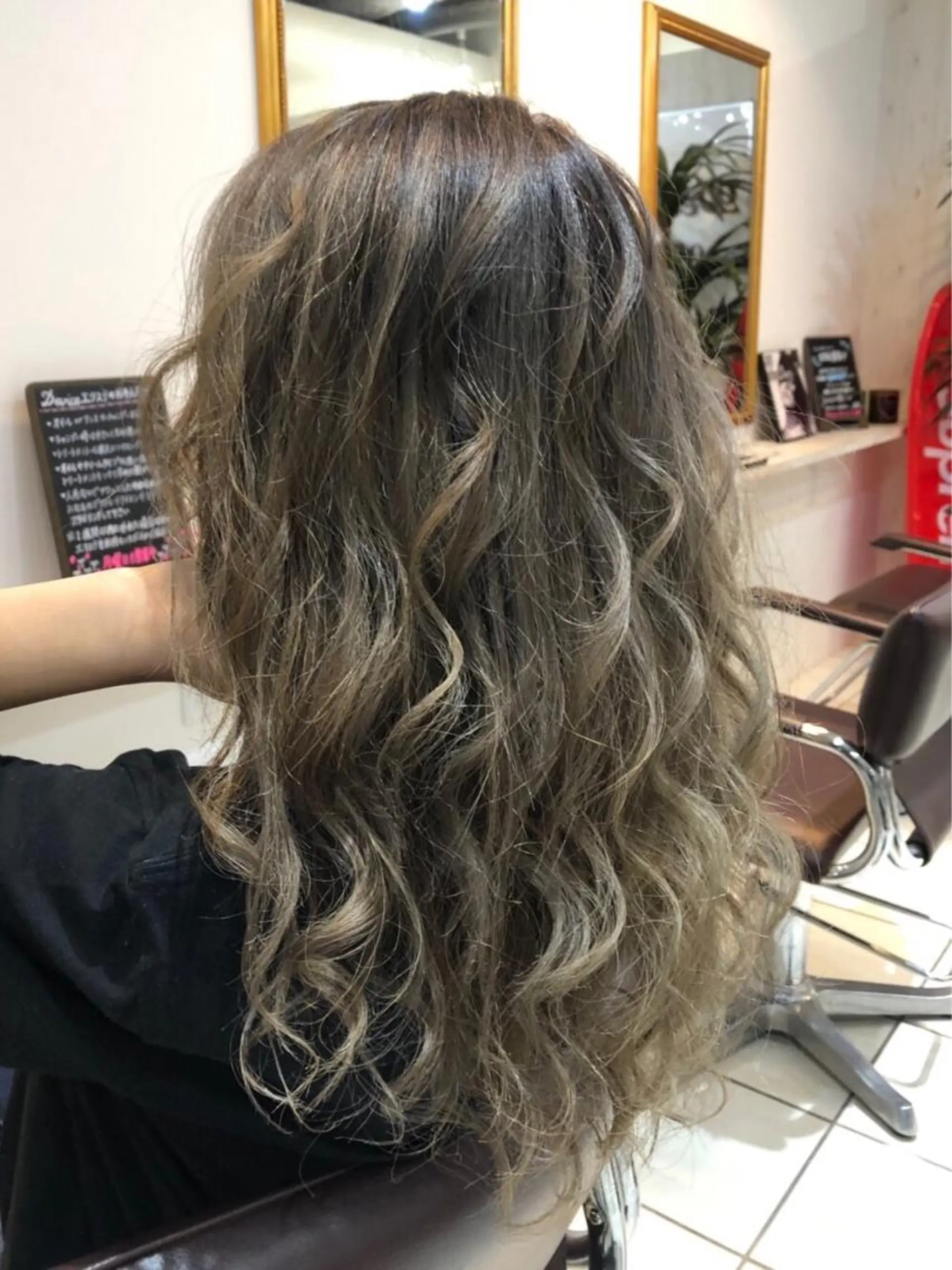 セミロング カラー ヘアアレンジ エクステ地域最安値★ Device梅田のヘアスタイル