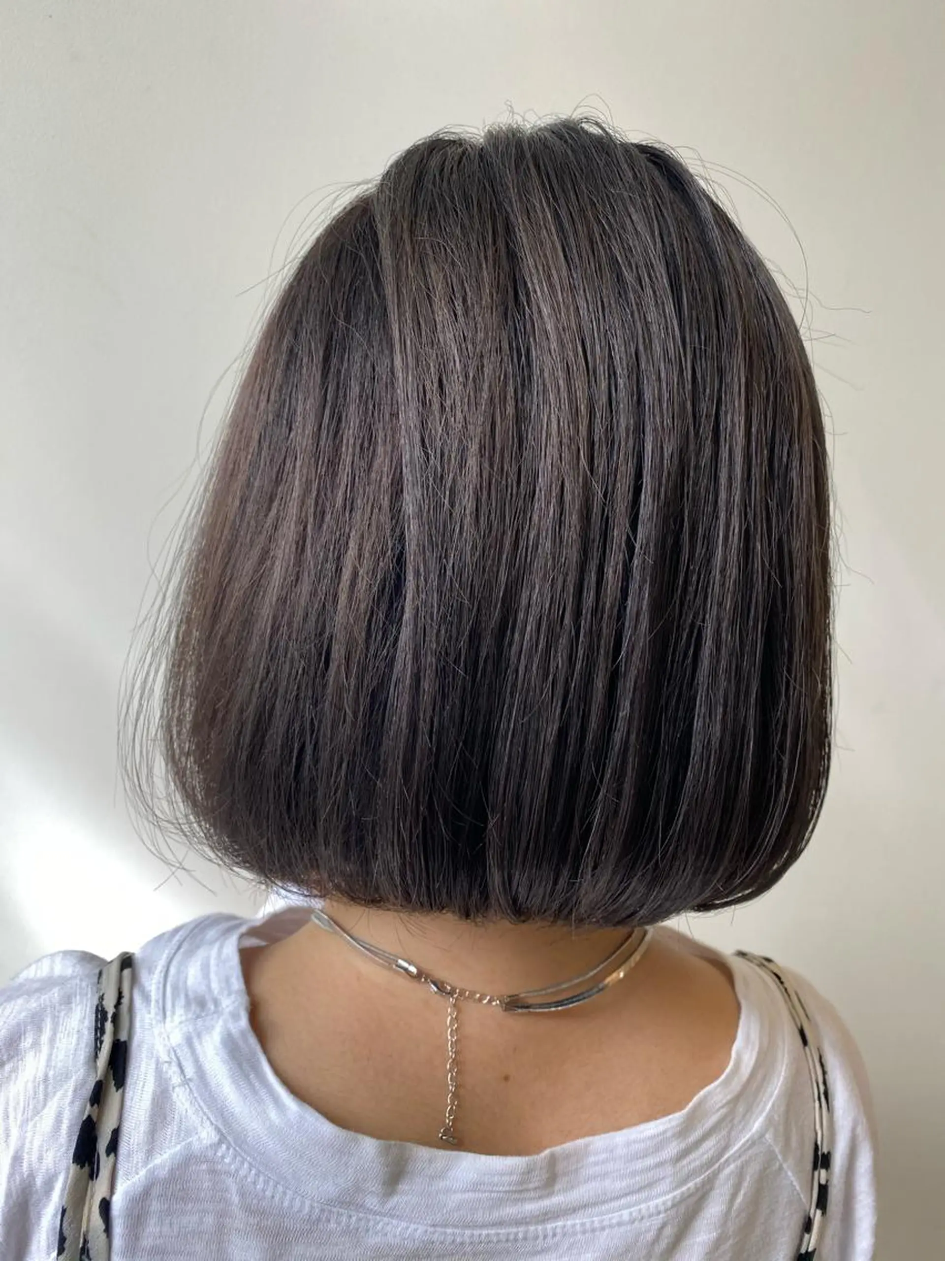 ショート ボブ ヘアカラー トリートメント ジェニファー ✂︎TOMOKI✂︎のヘアスタイル
