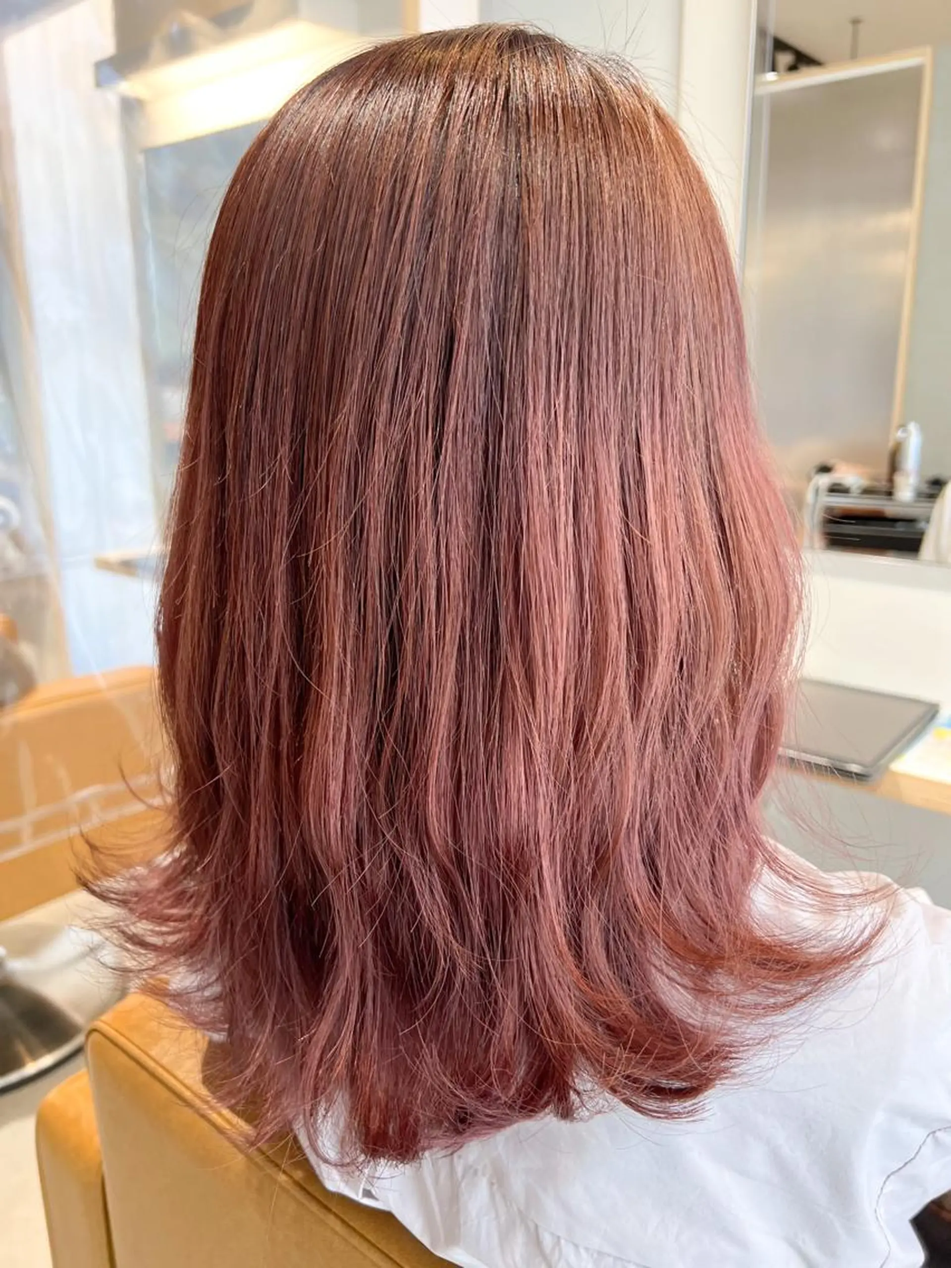 セミロング カラー カット ヘアカラー 美髪矯正×艶カラー /中村勇太のヘアスタイル