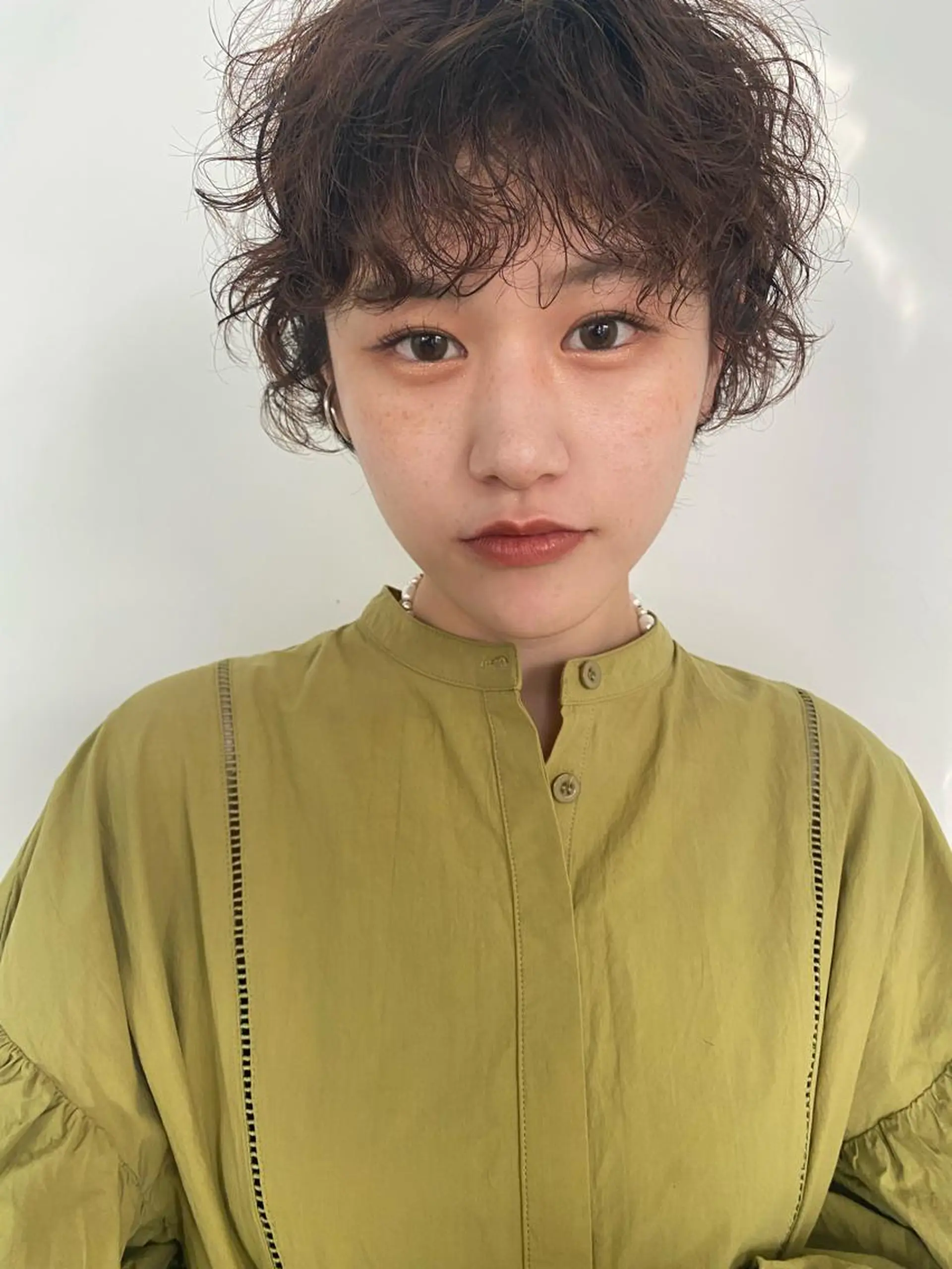 パーマ 津葉井 麗奈のヘアスタイル