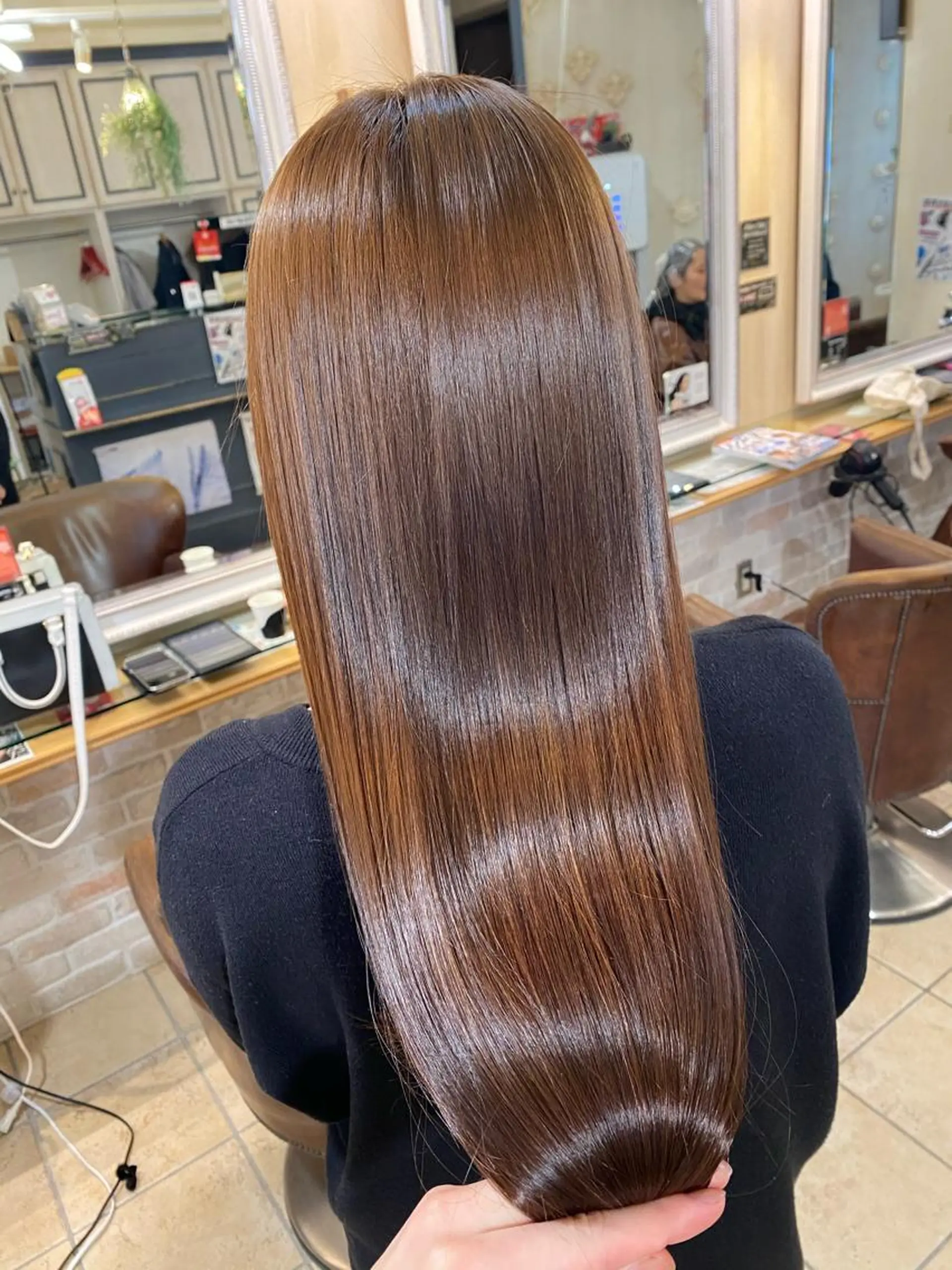ロング 髪質改善 トリートメント 酸熱トリートメント 山下 直人のヘアスタイル