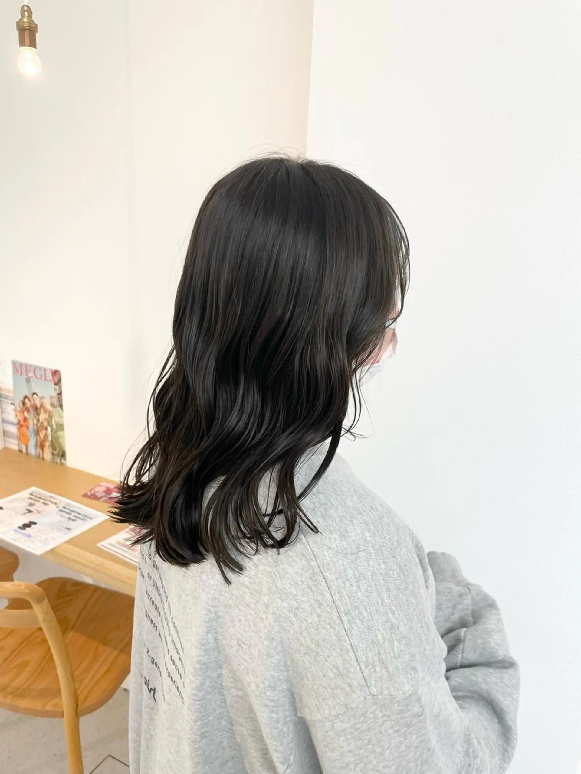 セミロング カラー 透明感カラー グレージュ オリーブグレージュ オリーブグレー 【NOE】┊ hanasakayaのヘアスタイル