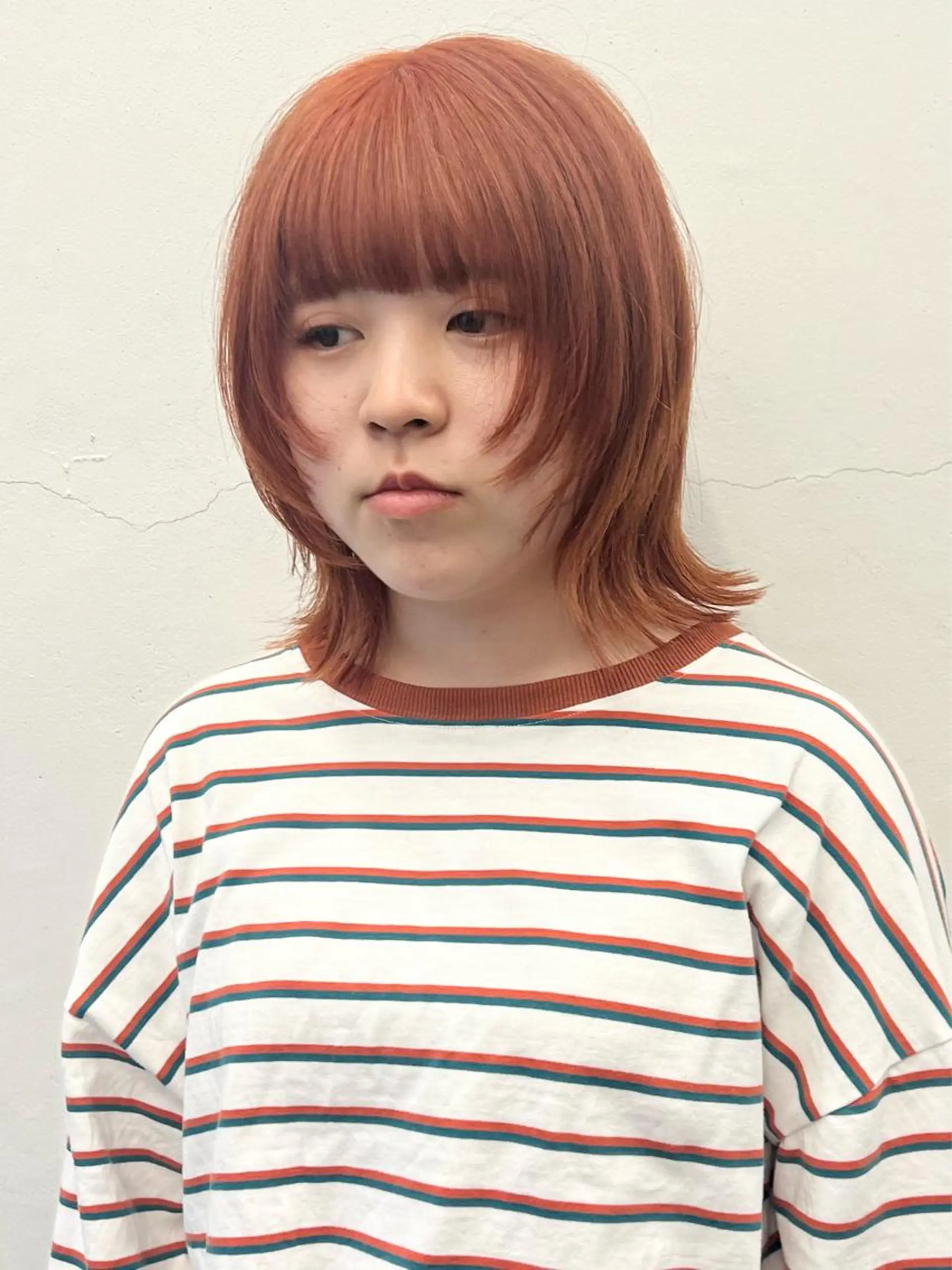 ミディアム ウルフカット カット ヘアカラー トリートメント HARU//原宿🤍 リピート率NO.1のヘアスタイル