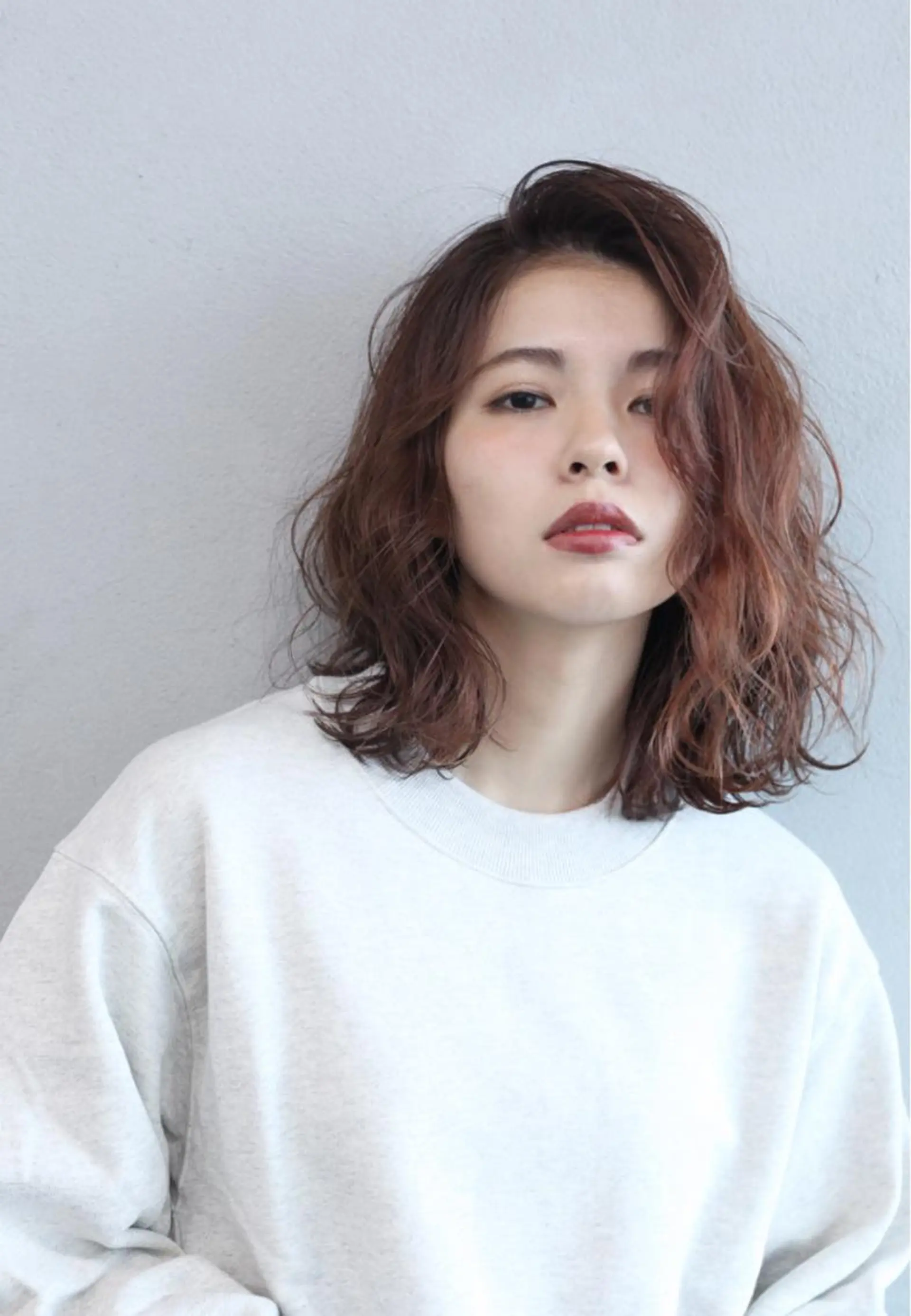 ミディアム カラー カット ヘアカラー ボブ/ショート/ 白髪染め/メンズ葛西のヘアスタイル
