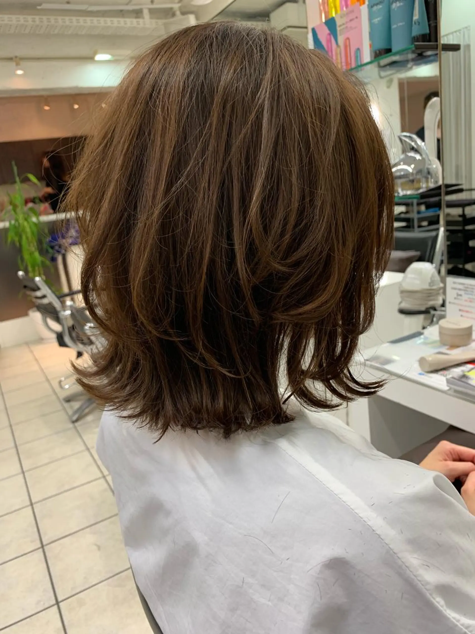 ミディアム 寺山 佳貴のヘアスタイル