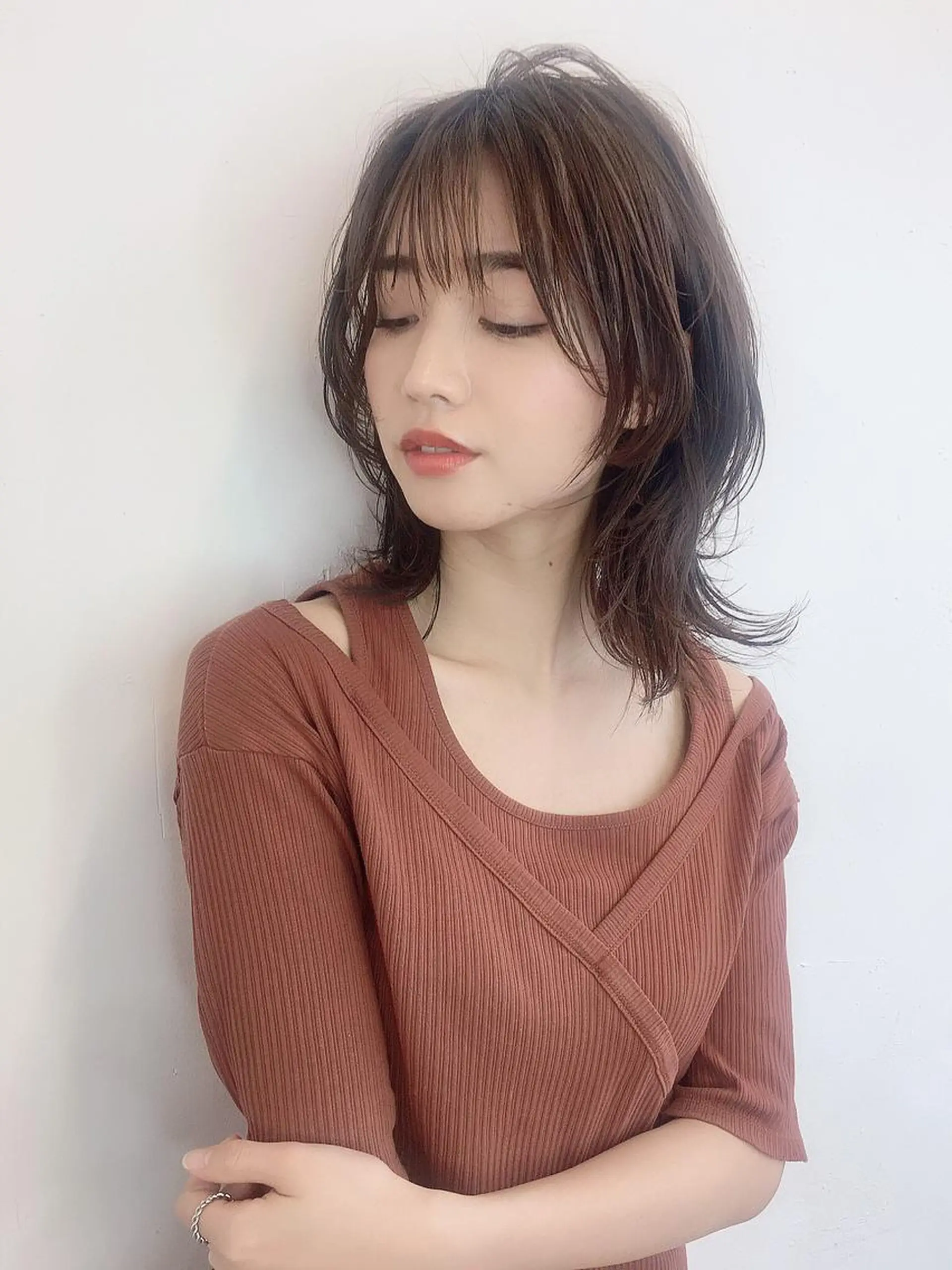 ミディアム 鎌倉 彩のヘアスタイル