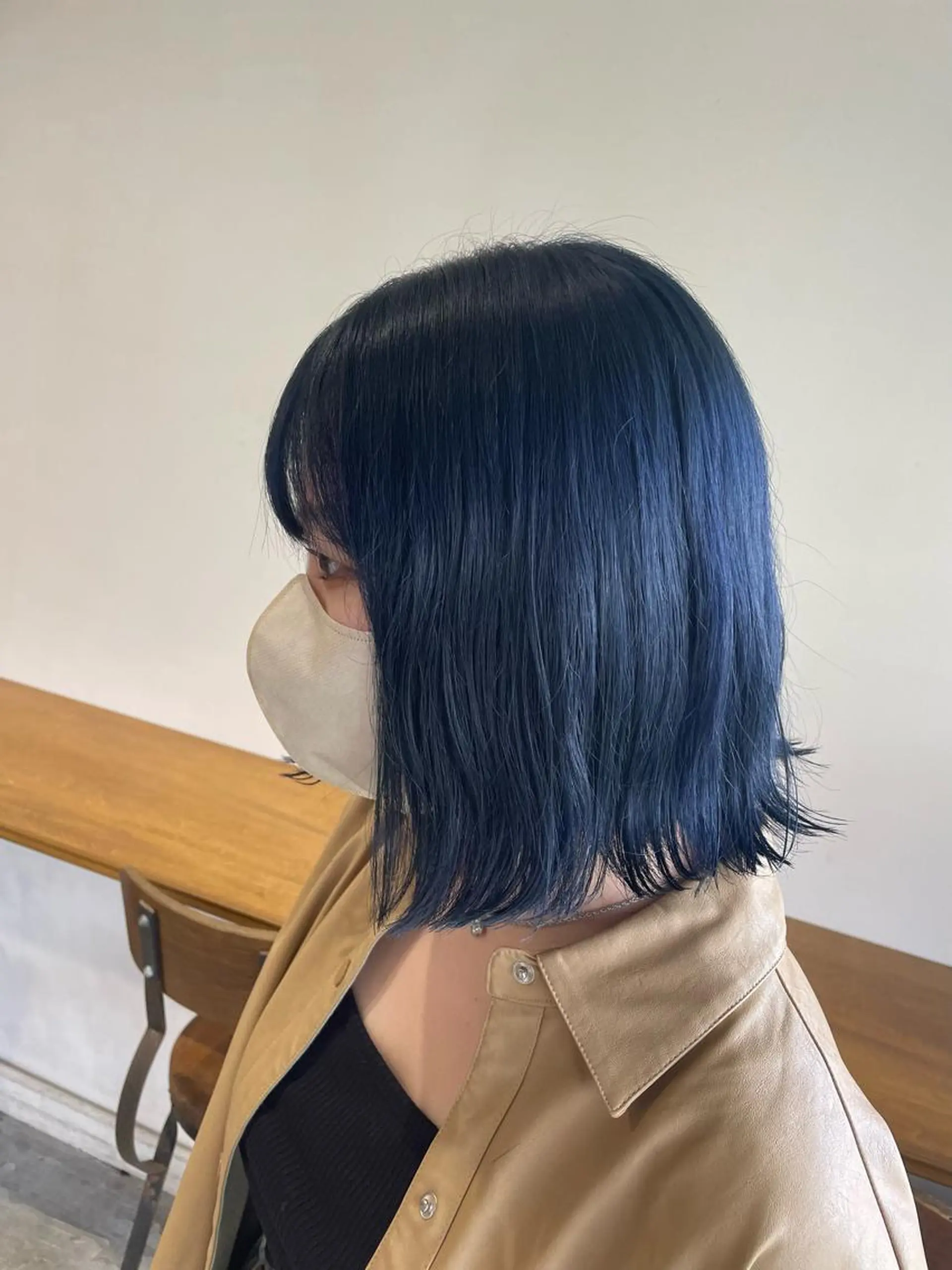 ショート カラー ヘアアレンジ ブルーカラー ネイビーカラー ヘアカラー トリートメント ヘアセット ☀️カトウ ケイゴ☀️のヘアスタイル