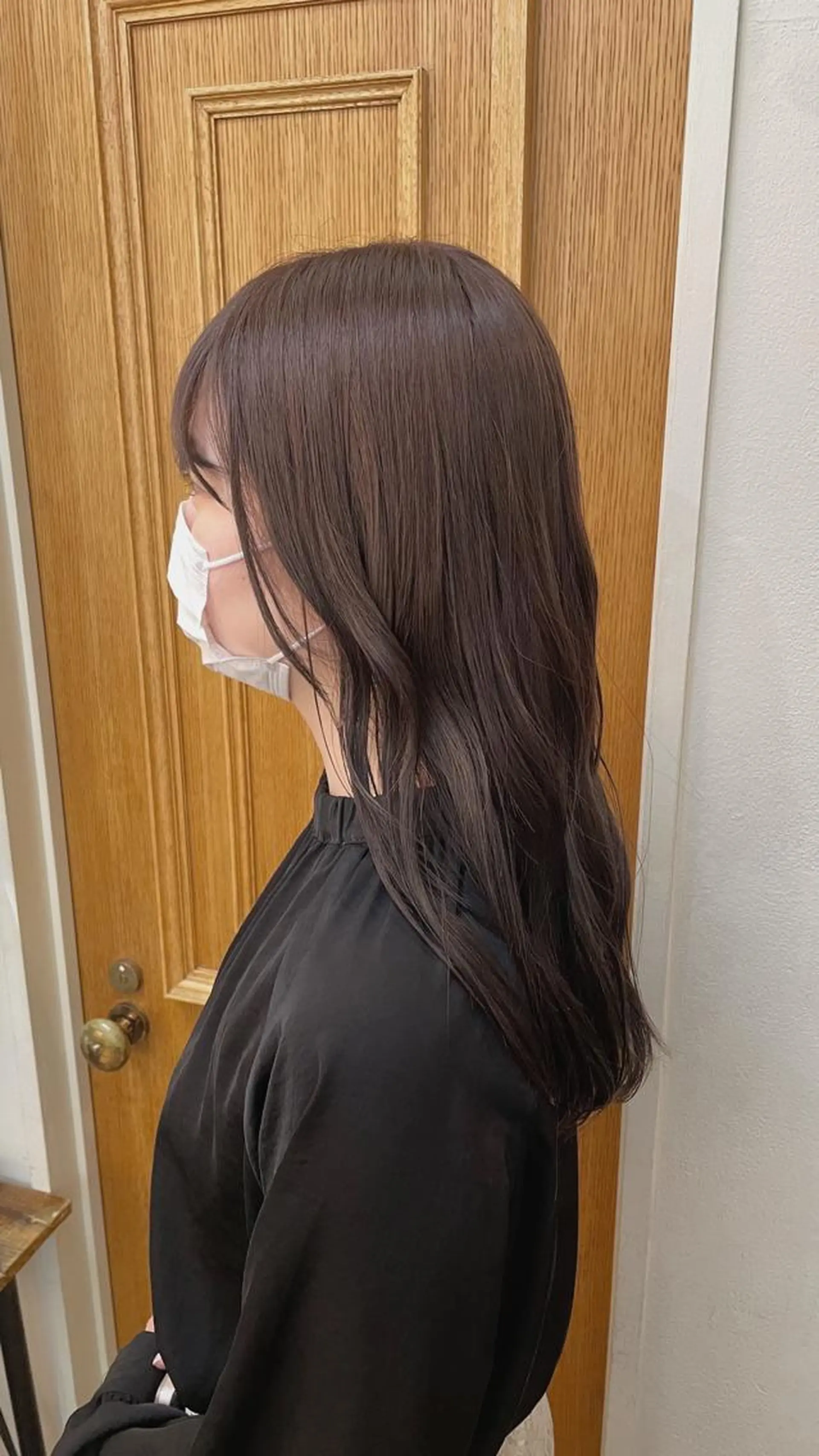 ロング カラー ベージュカラー ラベンダーカラー ラベンダーベージュ MAKE'S所属・石坂 暢大のヘアスタイル