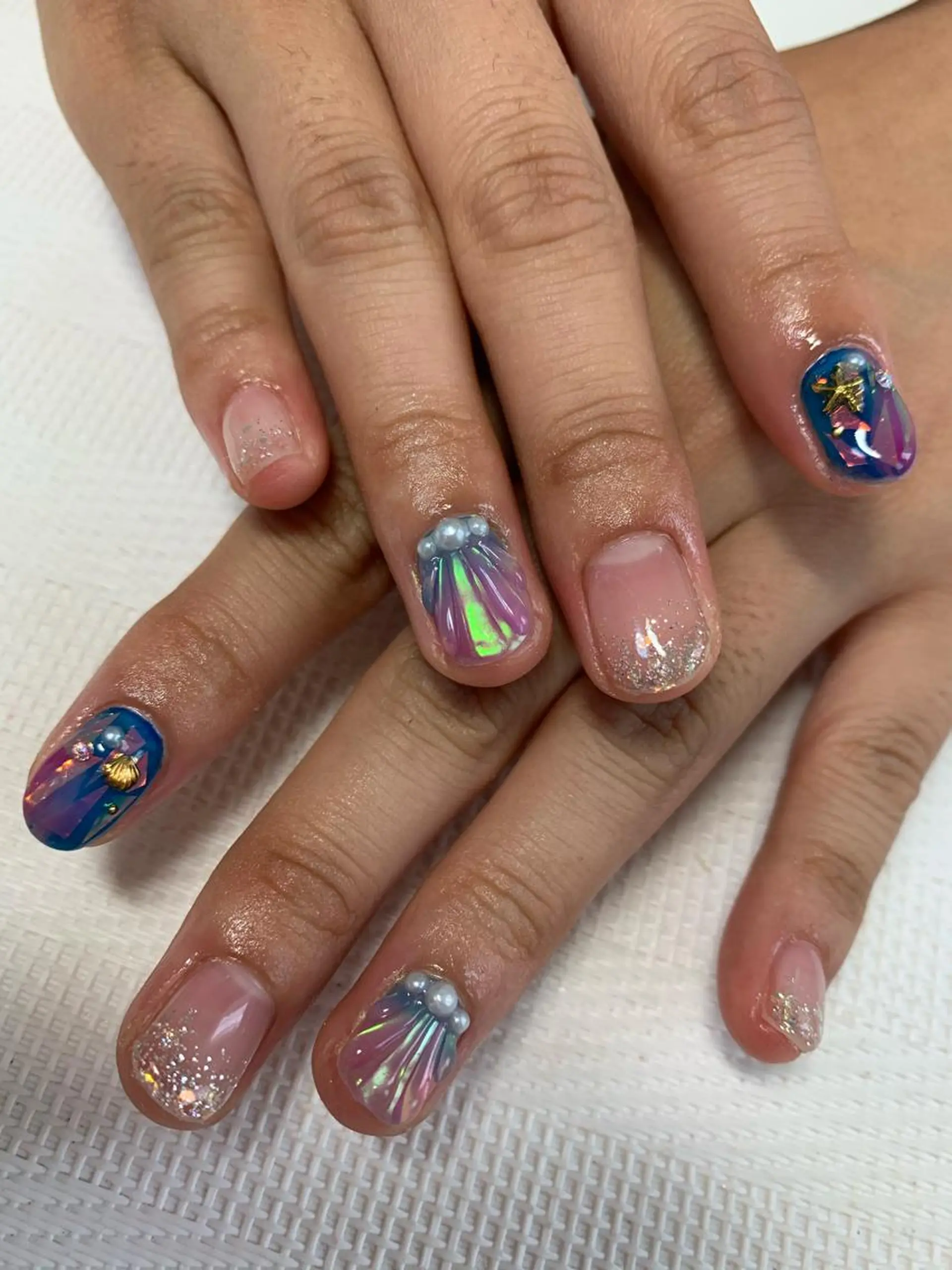 ネイル rukianail 新里のネイルデザイン