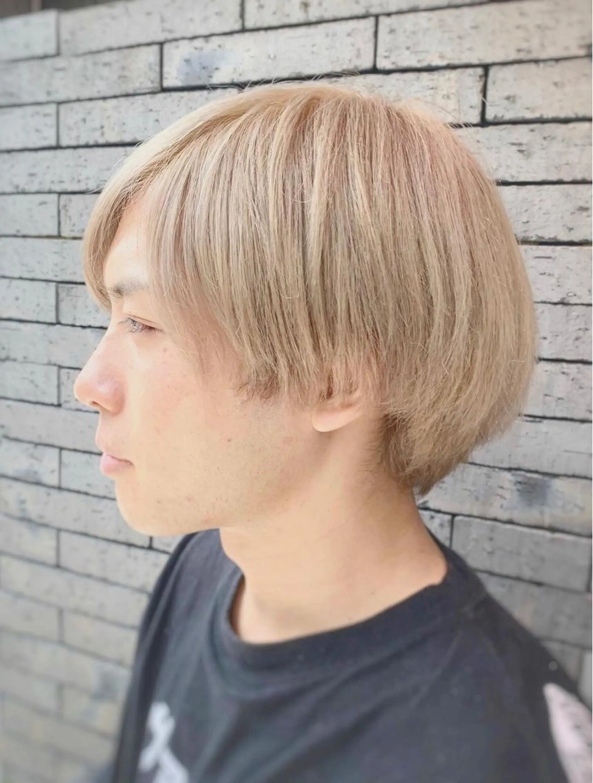 ミディアム カラー メンズ EMANON新宿南口所属・🦄中性ウルフ ☁️Shiori🦄のヘアスタイル