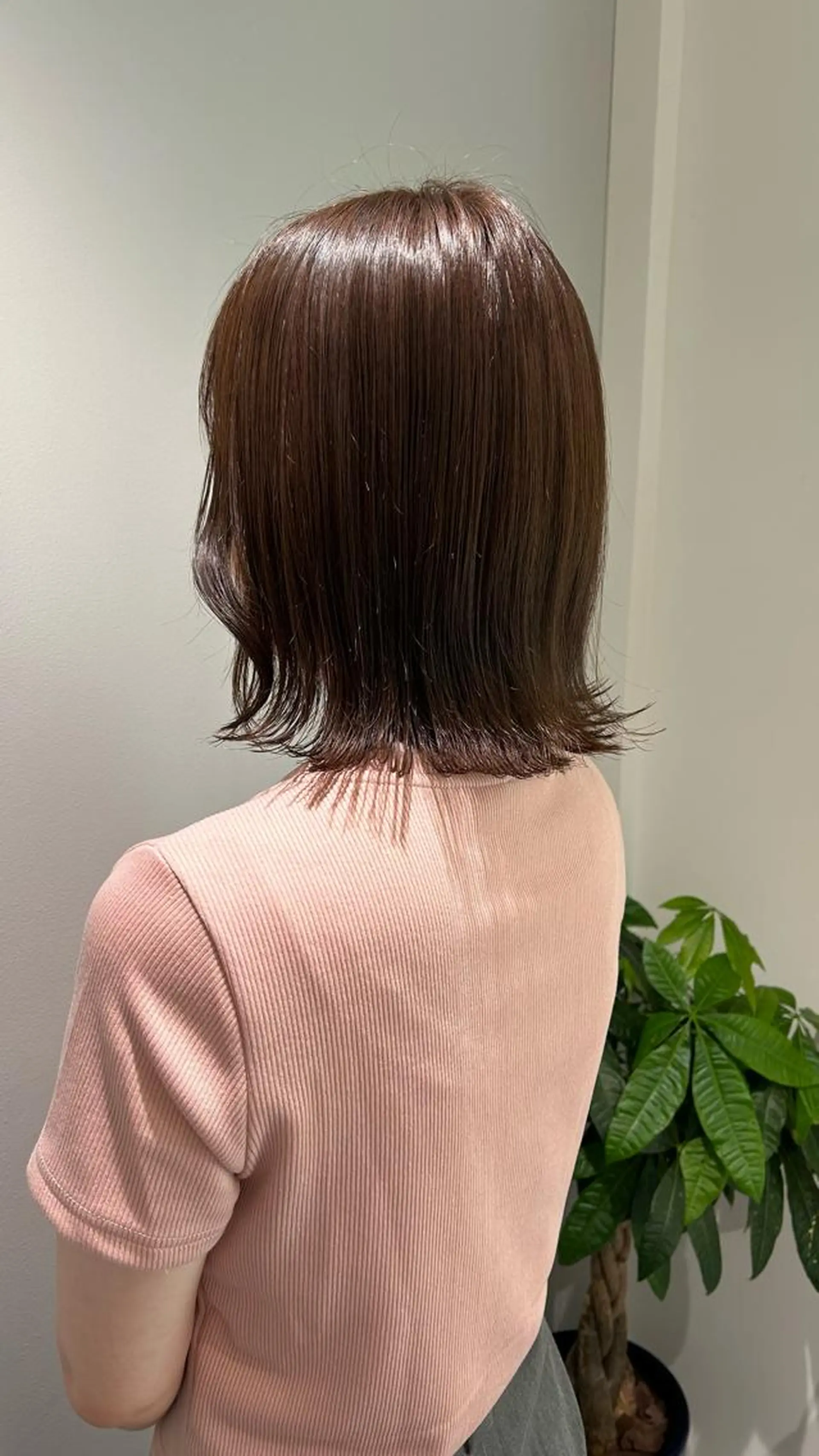 ミディアム ヘアカラー トリートメント 髪質改善サロン🫧 戎谷栞菜のヘアスタイル