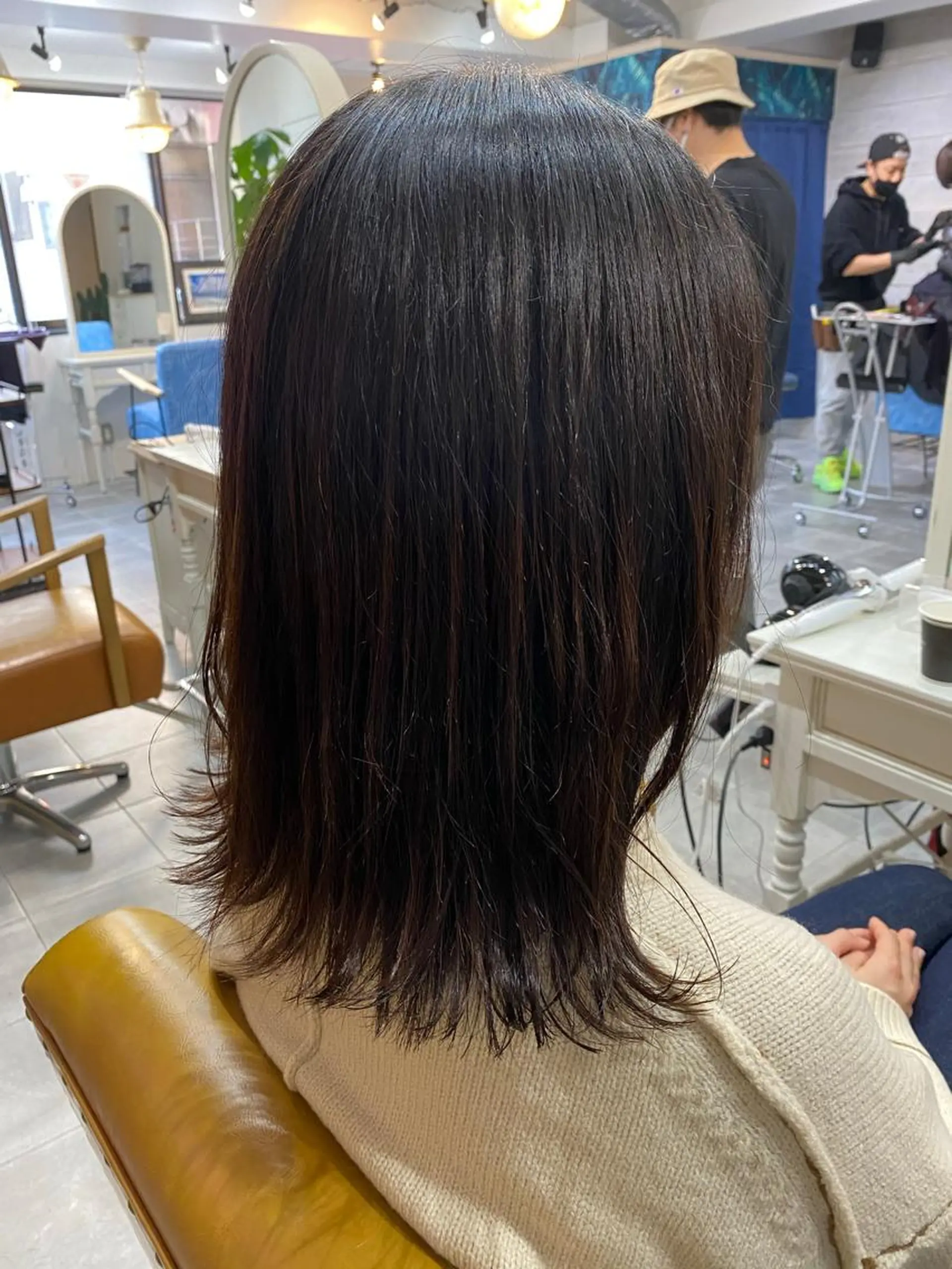 セミロング SHIAN立川 及川望のヘアスタイル