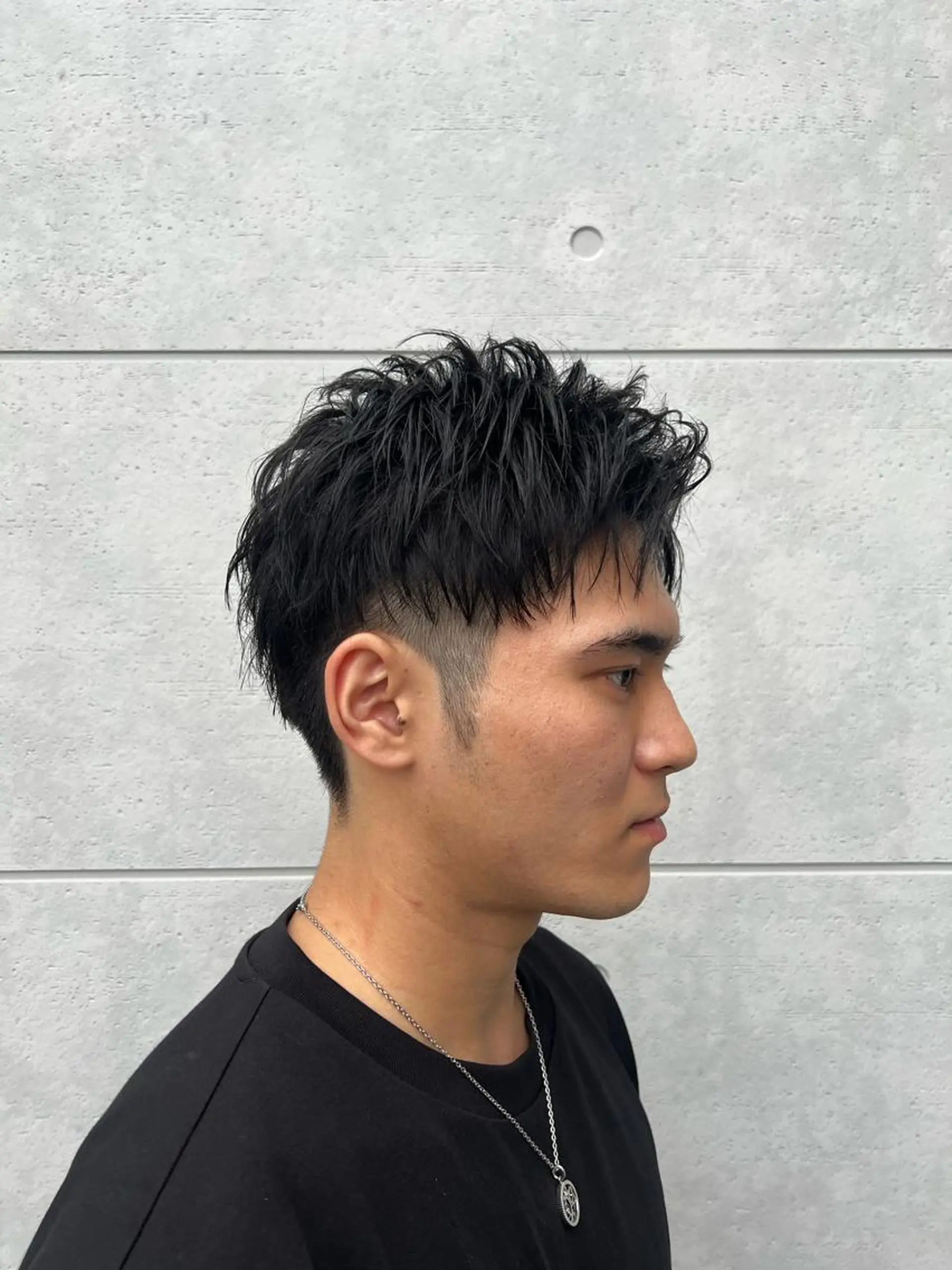 パーマ ヘアアレンジ メンズ 飛田 楓信のヘアスタイル