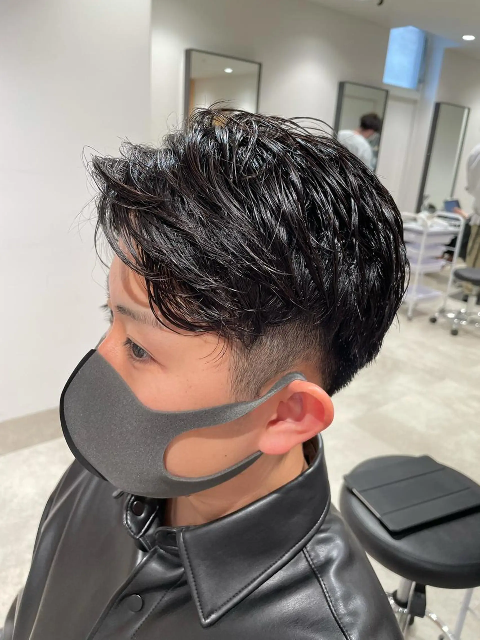 ショート カラー パーマ ヘアアレンジ メンズ パーソナルカラー合わ せたカラー🤍なつみのヘアスタイル