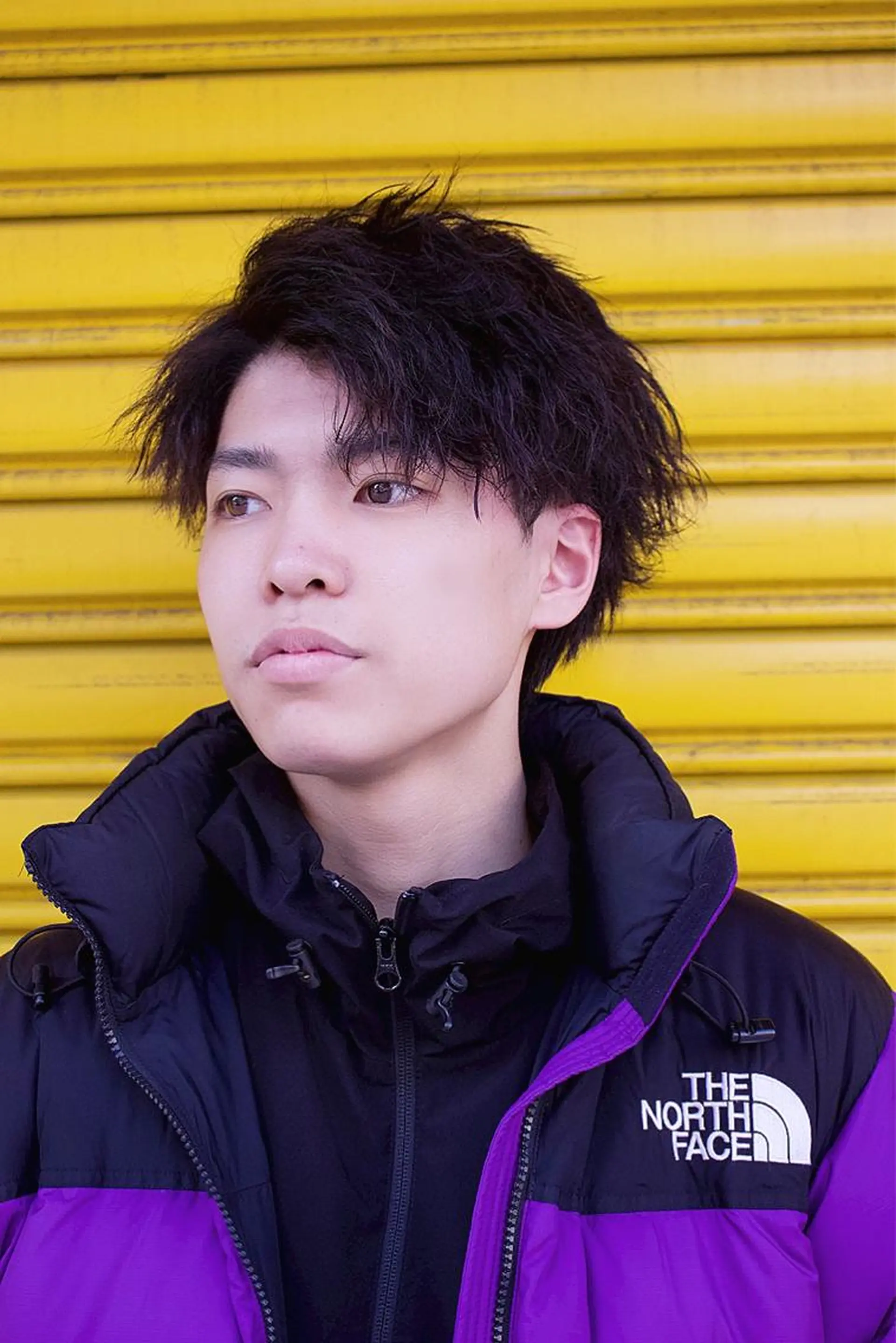 ミディアム パーマ メンズ カット パーマ メンズ特化美容師 井上大輔のヘアスタイル