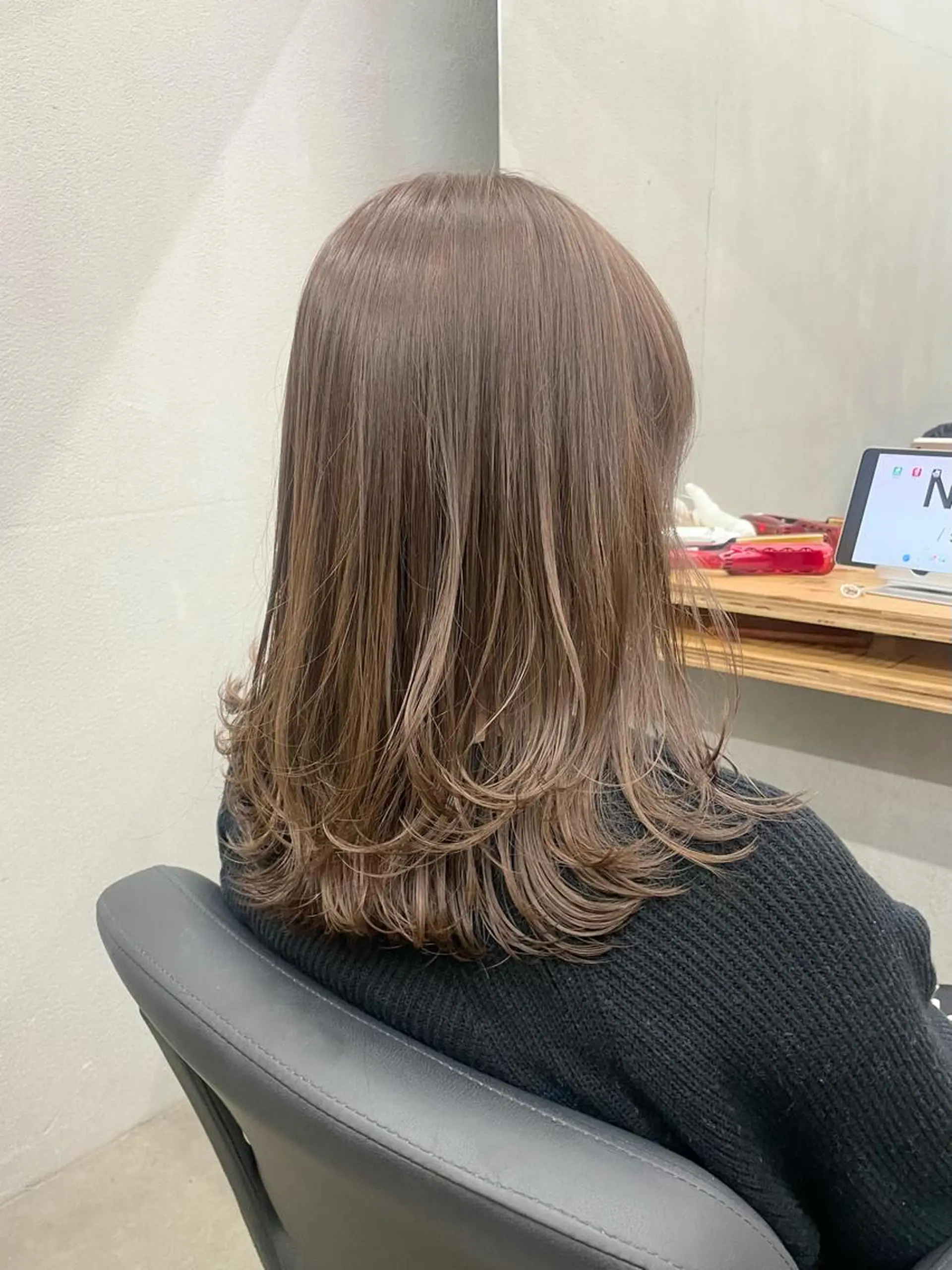 セミロング カラー カット ヘアカラー トリートメント ひより ／Nのヘアスタイル