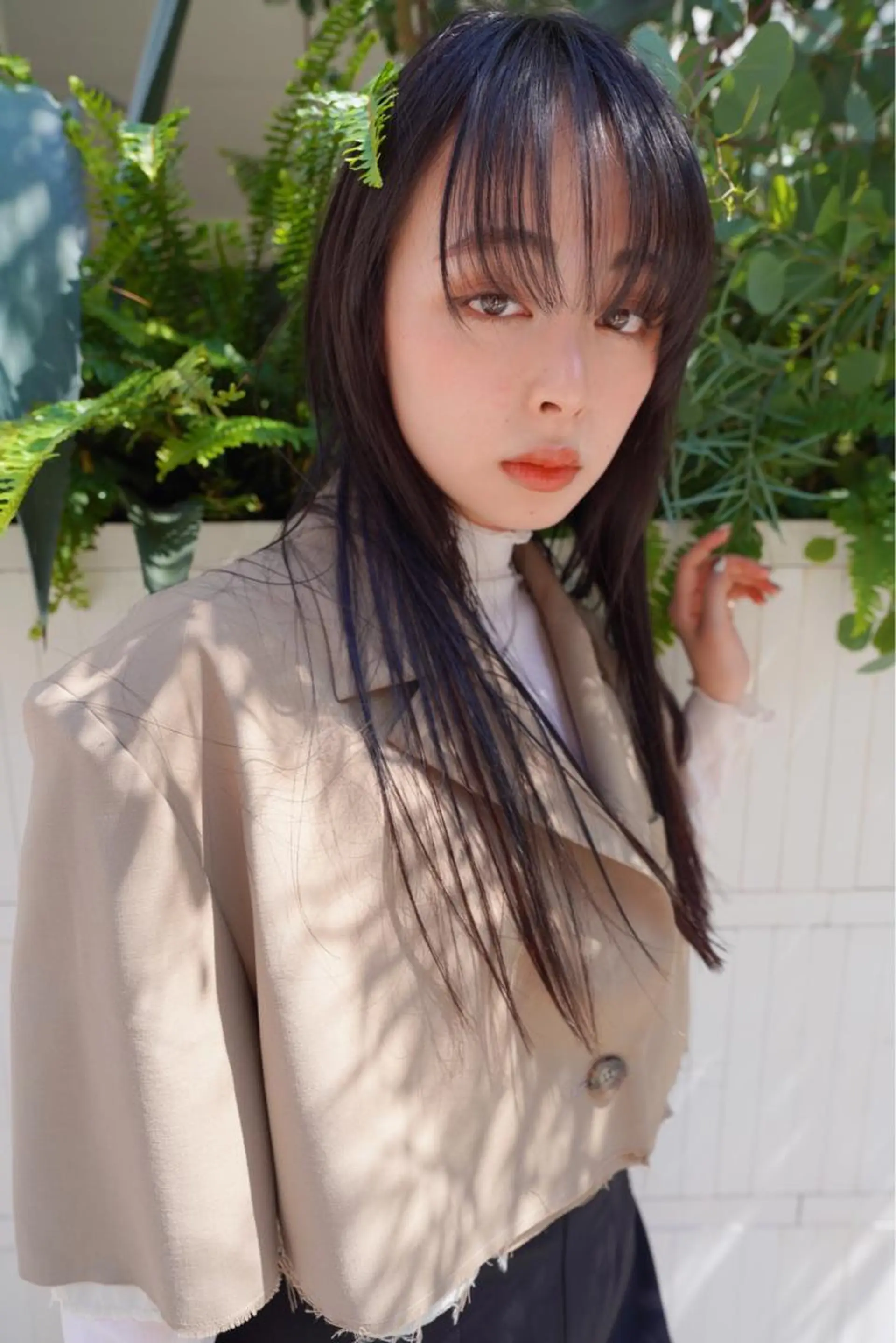 ロング ヘアカラー トリートメント THE MAISONのヘアスタイル