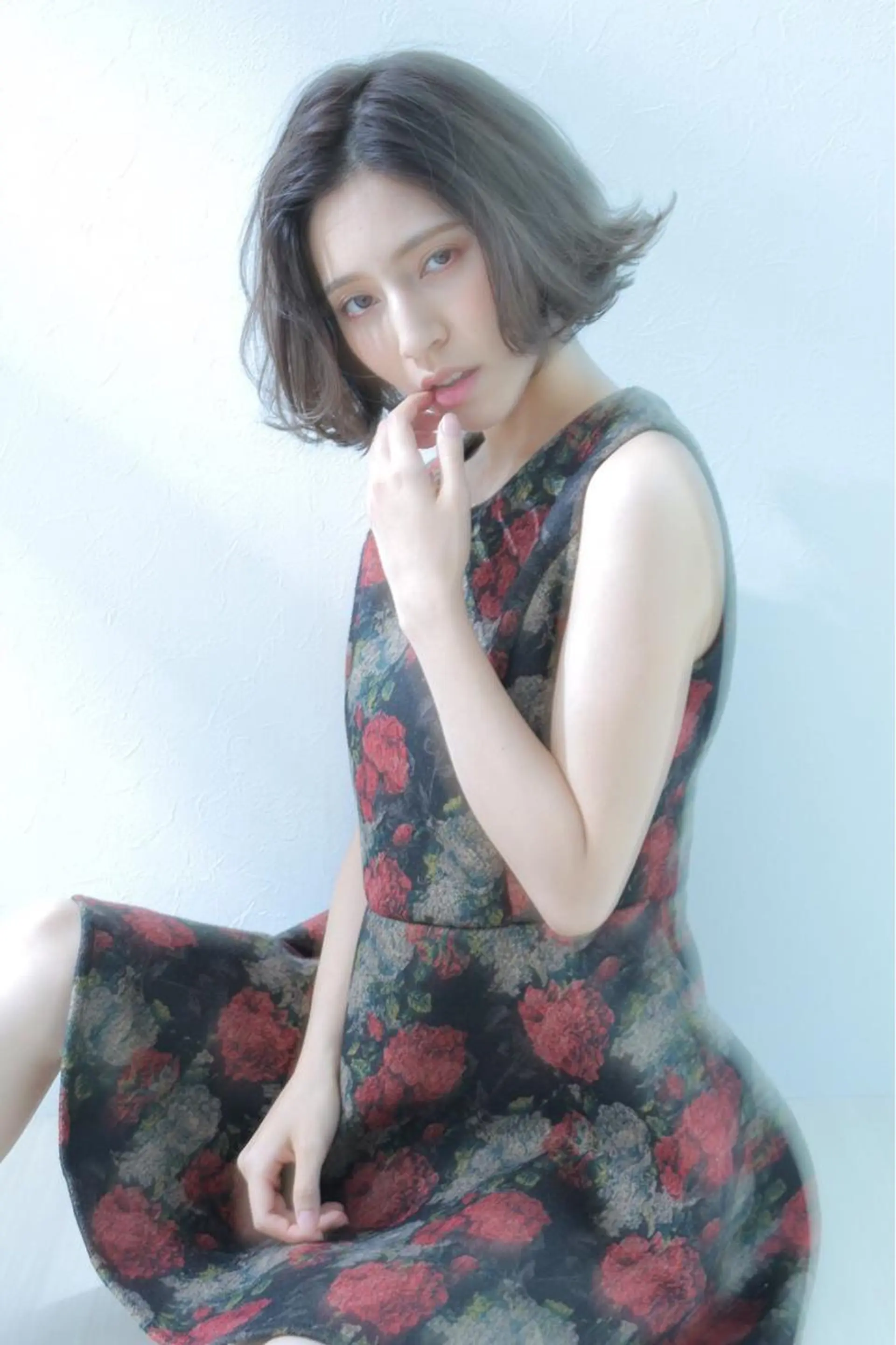 カラー パーマ ヘアアレンジ ハイライトカラー オリーブカラー 髪質改善 mihoko/ ニュアンスパーマのヘアスタイル