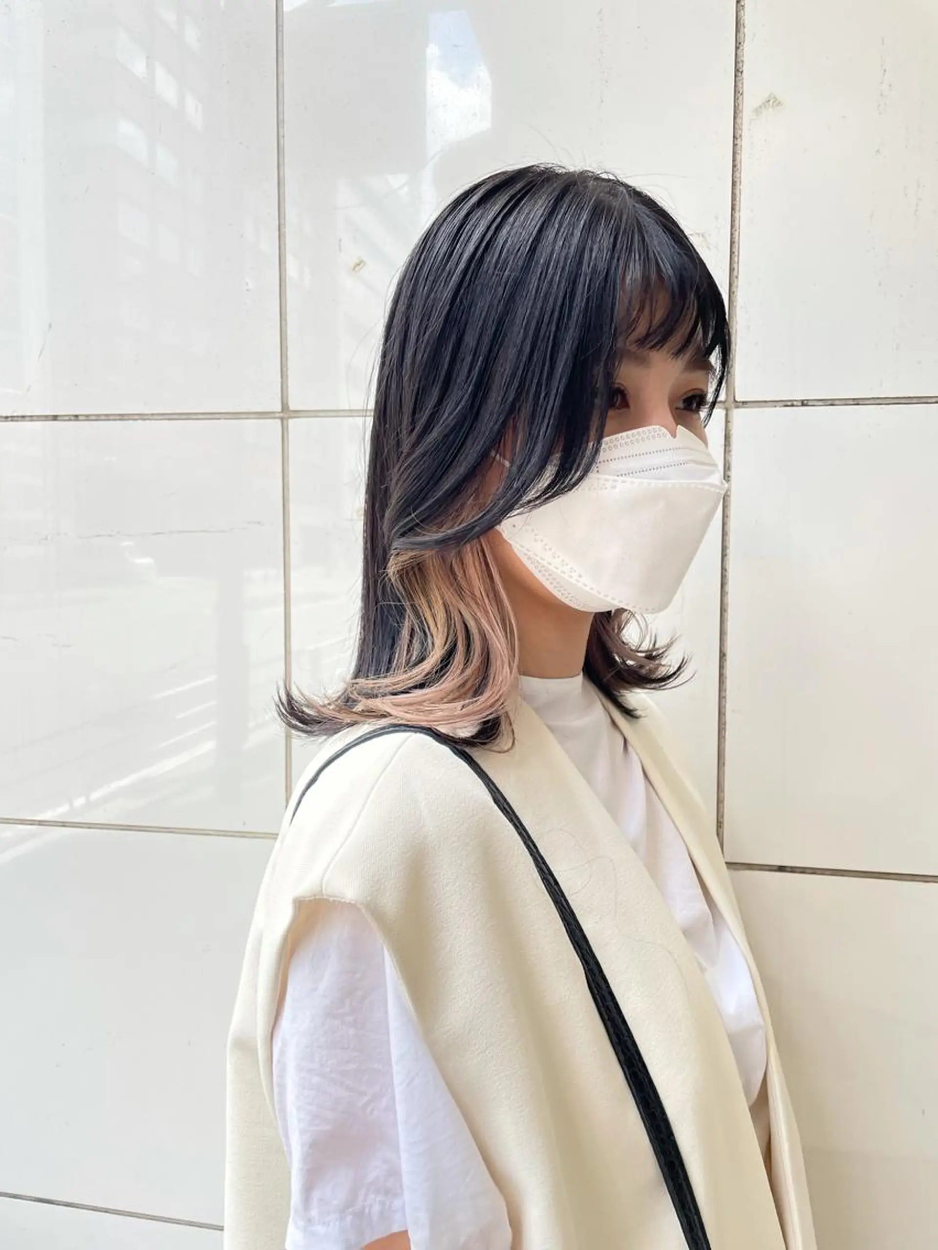 セミロング ヘアカラー 【美容室が苦手な方 専問美容室】MIHOのヘアスタイル