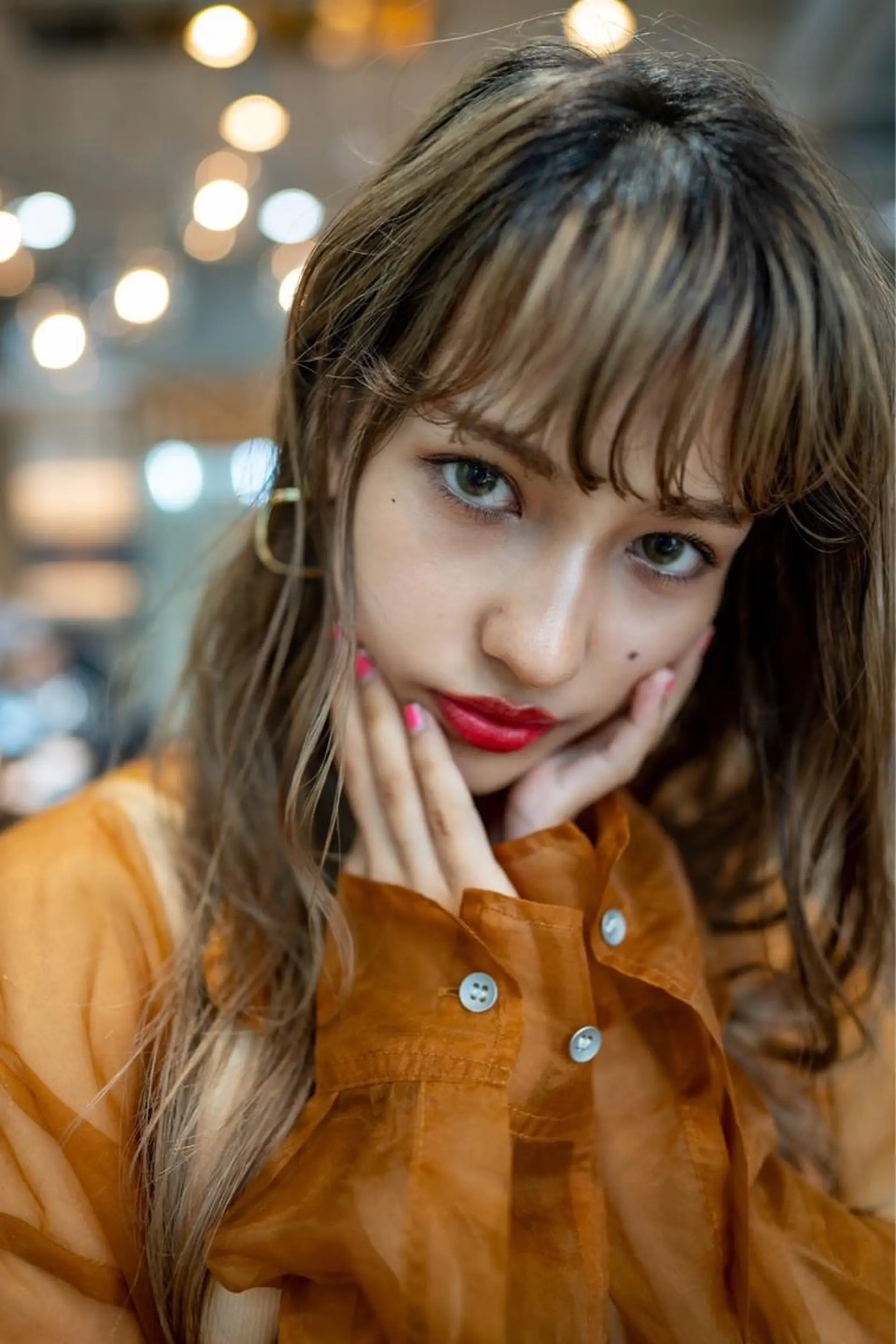 ミディアム カラー カット ヘアカラー トリートメント 🉐レイヤー/塩見 弘樹🉐渋谷のヘアスタイル