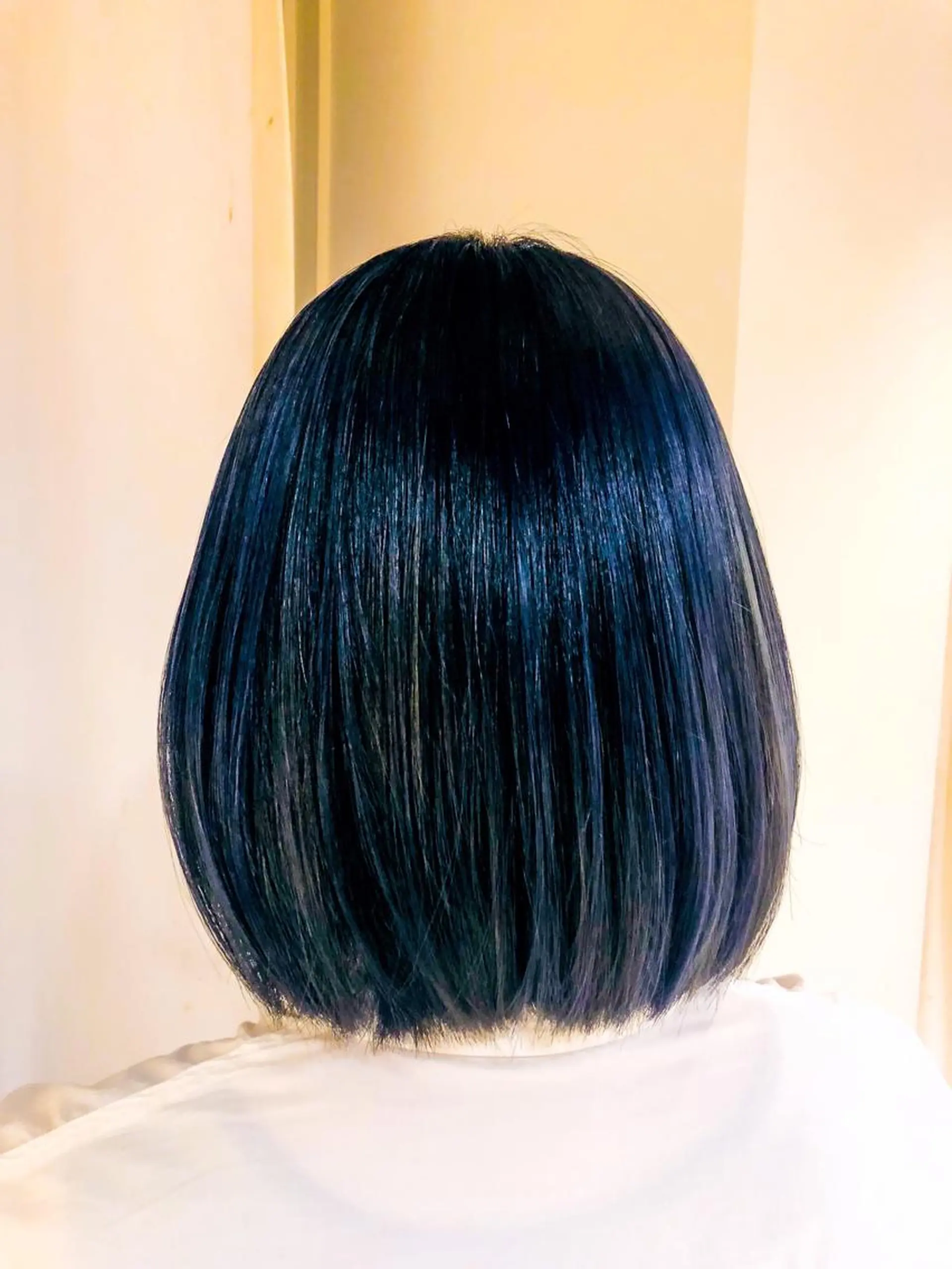 ミディアム カラー ブリーチ ブルーカラー ケアブリーチ ダブルカラー ネイビーカラー ヘアカラー トリートメント ＊ヘッドスパ＊ 保田   遥＊のヘアスタイル