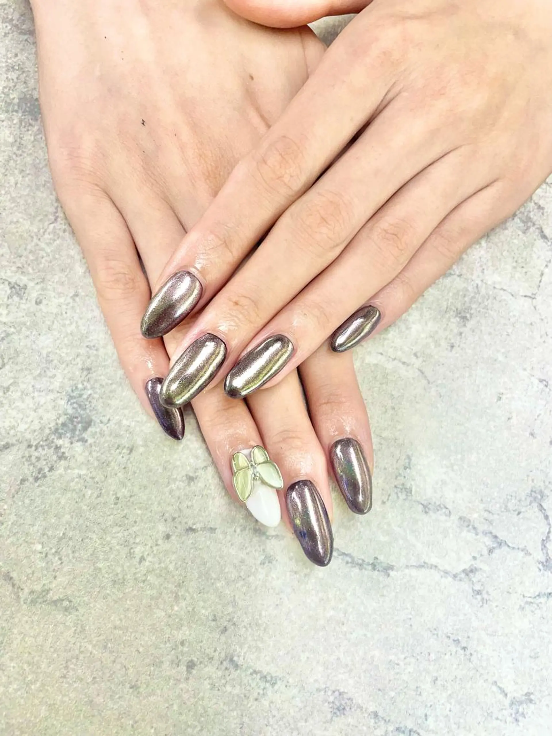 ネイル アートネイル フレンチネイル ジェルネイル ガラスフレンチ グラデーション ハンドネイル ハンドケア FASTNAIL PLUS 新宿店のネイルデザイン