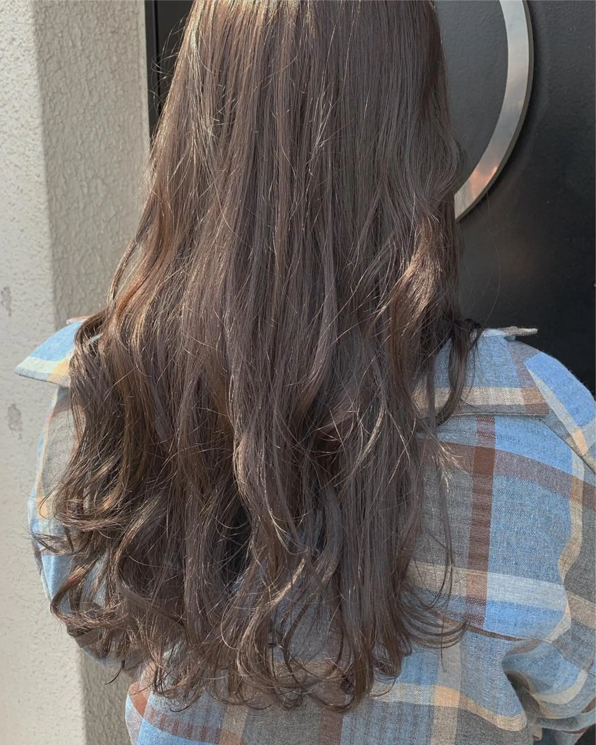 ロング カラー カット ヘアカラー トリートメント 萌花 moeka /韓国/レイヤーのヘアスタイル