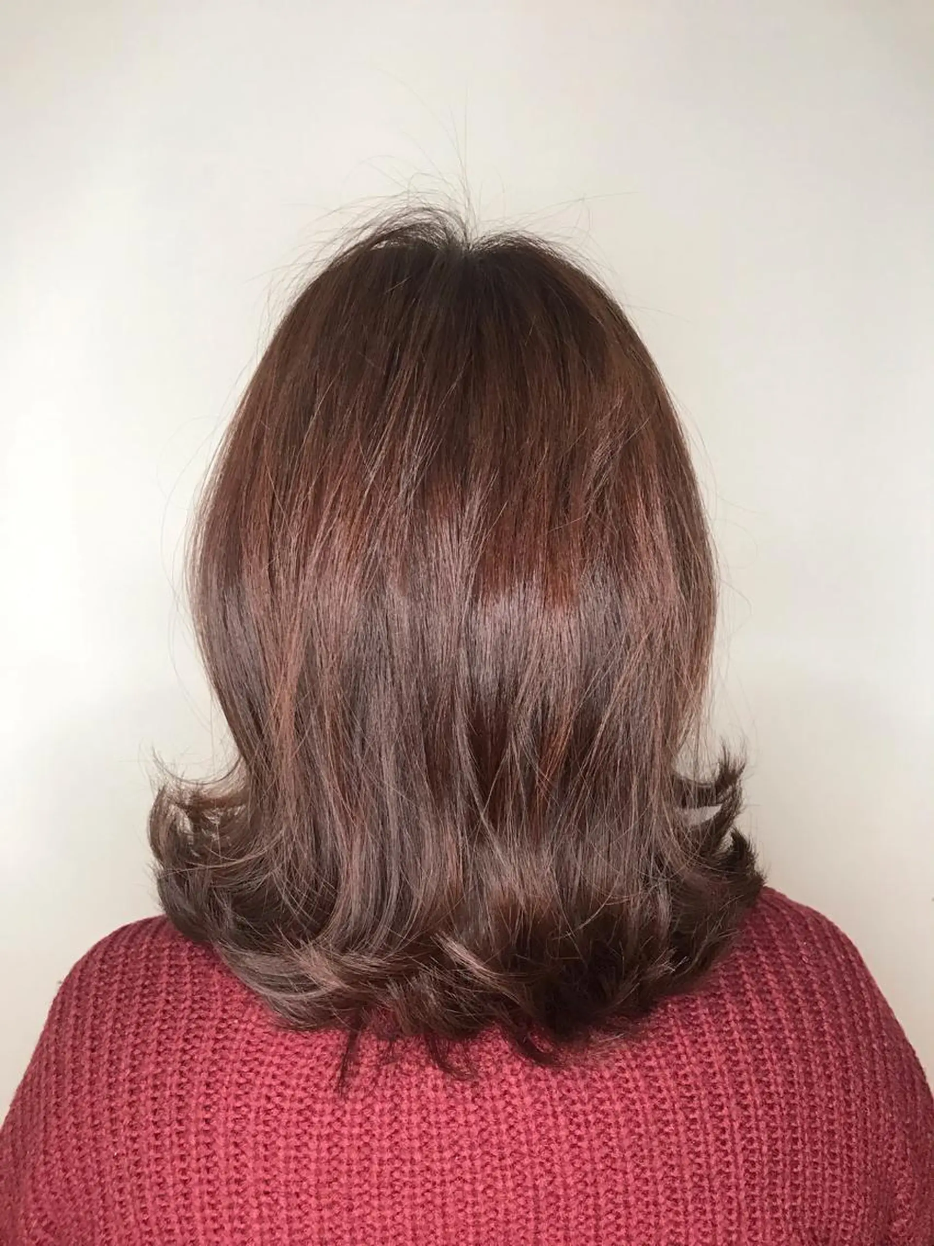 ミディアム カラー インナーカラー/ ストレート/奥野洸也のヘアスタイル