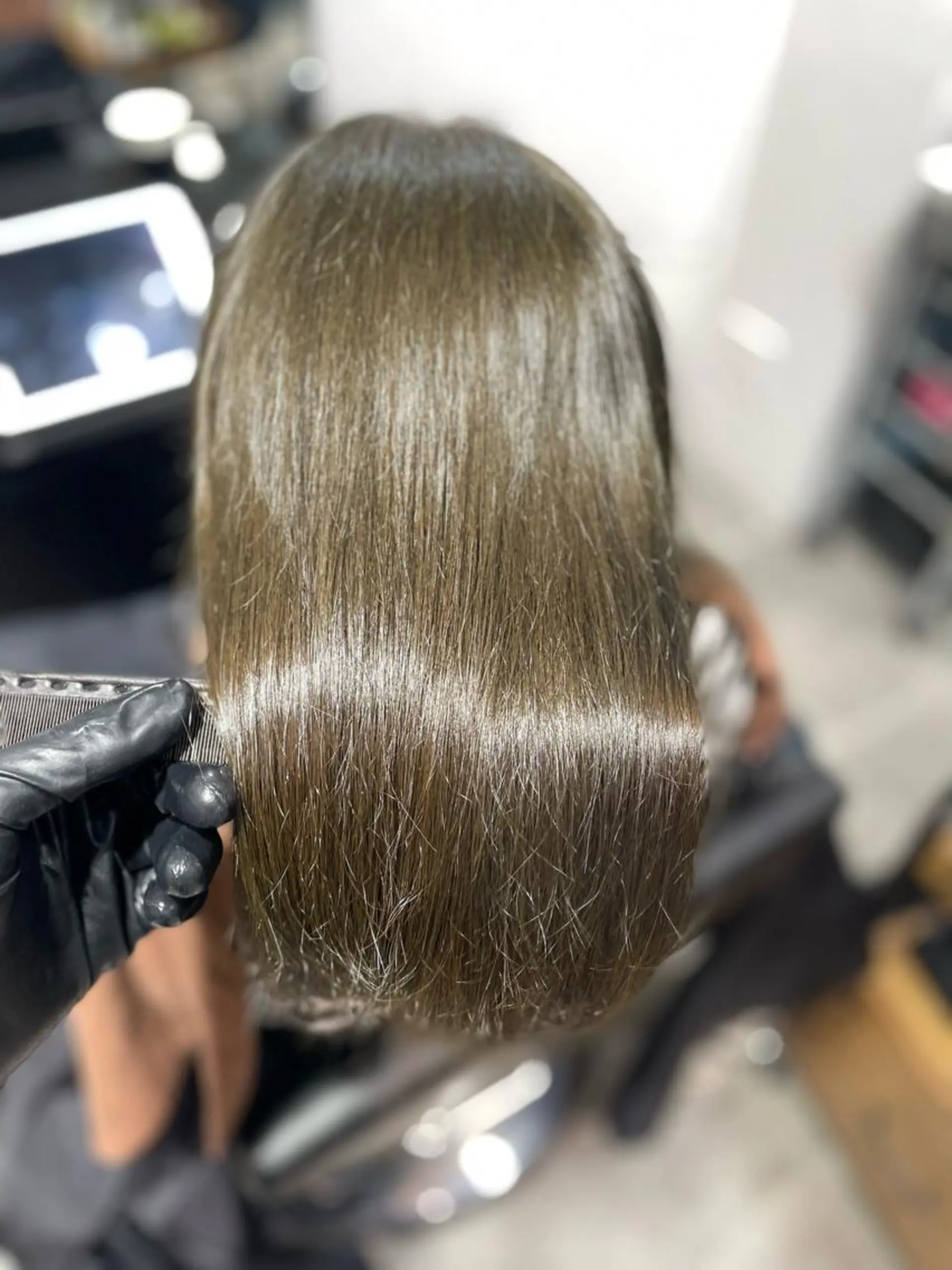 ミディアム 美髪矯正 Rioのヘアスタイル