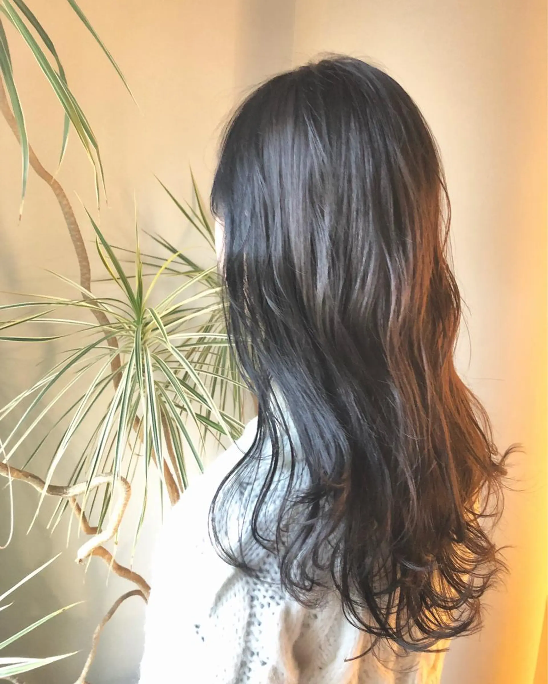 ロング アッシュ ハイライト an:title所属・くせ毛×ショート 上岡勇祐のヘアスタイル