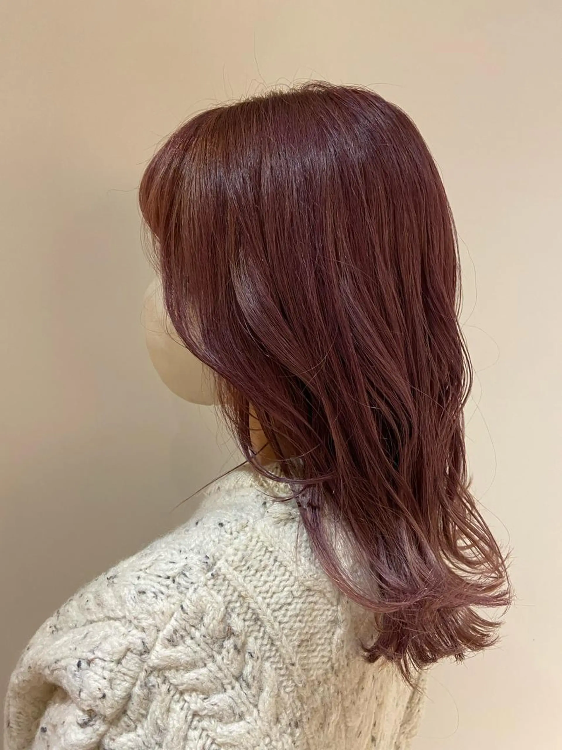カラー ピンクカラー 大塚 夏生のヘアスタイル