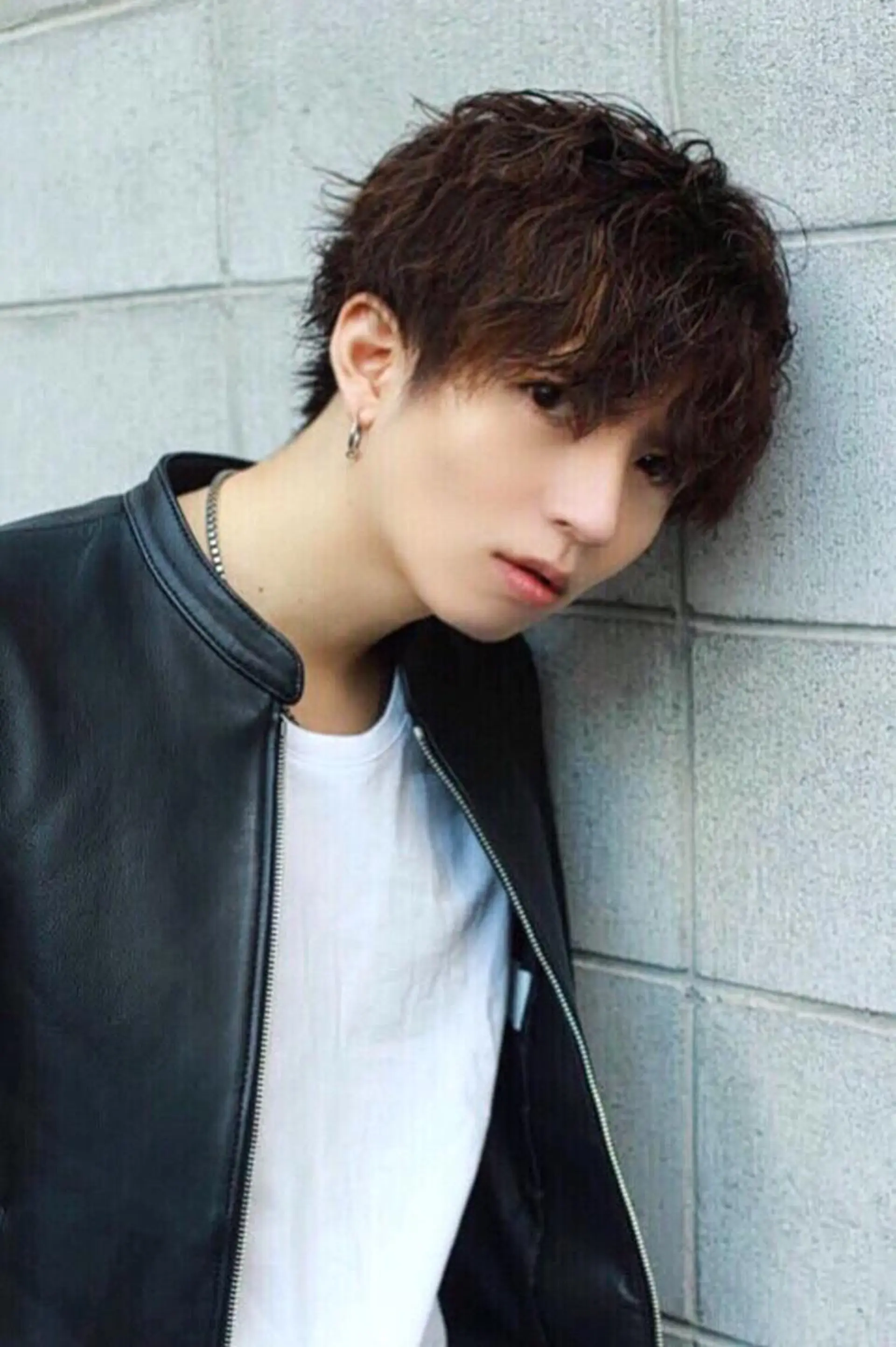 ショート カラー パーマ メンズ メンズパーマ 曲がる縮毛矯正 髪質改善/西尾 幸樹のヘアスタイル