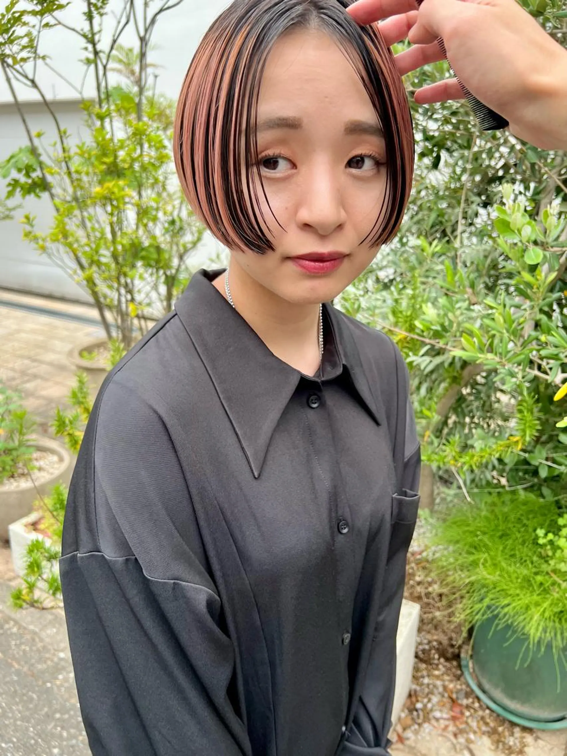 ショート カラー デザインカラー ボブ カット ヘアカラー sakoda shunkiのヘアスタイル