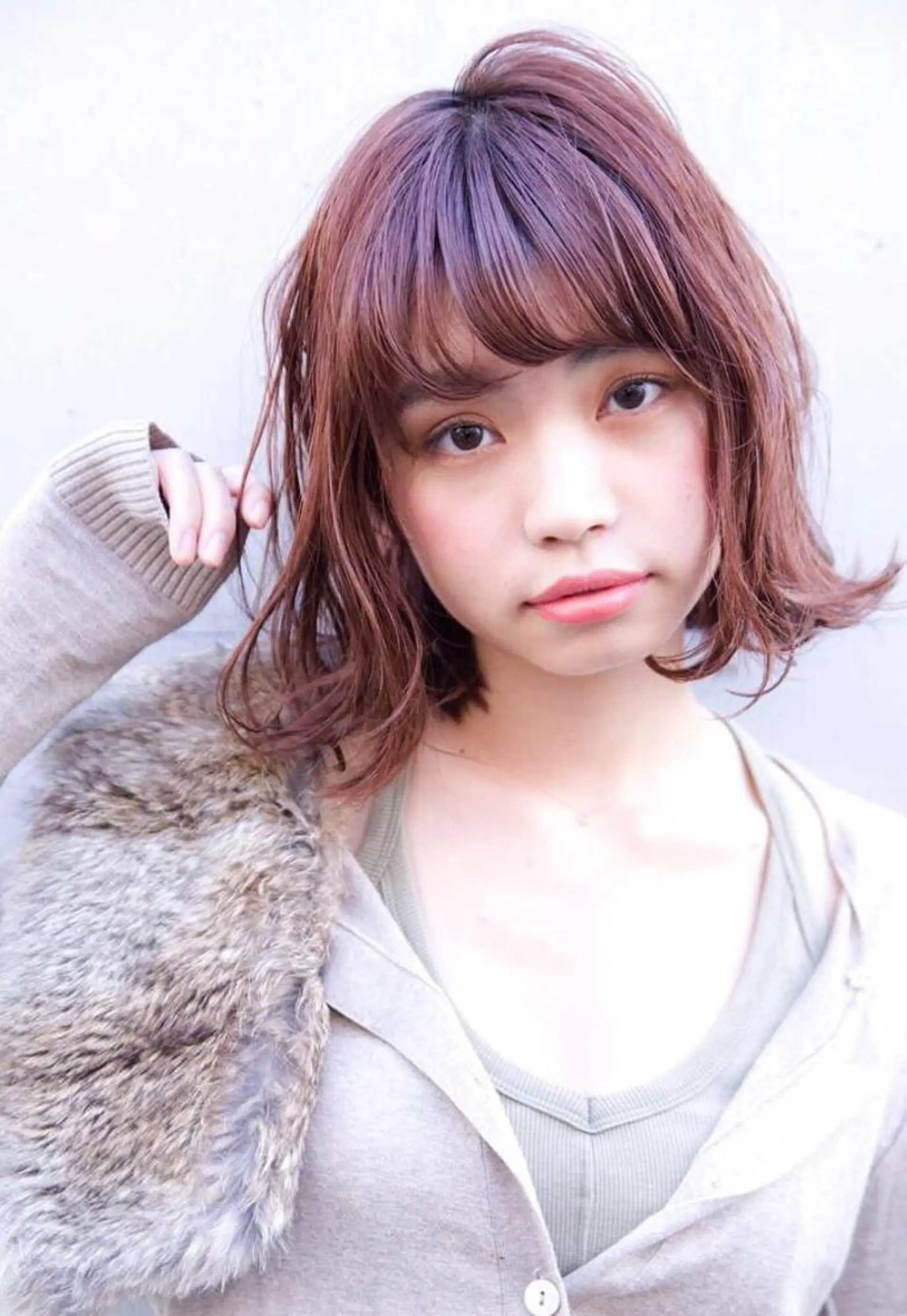 ミディアム カラー hao所属・西山 頌太のヘアスタイル